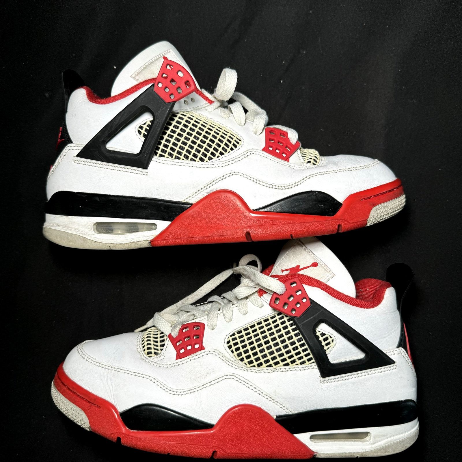 Jordan Brand × Nike Size 9 - Nike Air Jordan 4 Retro OG Fire Red Men's Shoes Size US 9 / EU 42 - 2 Thumbnail