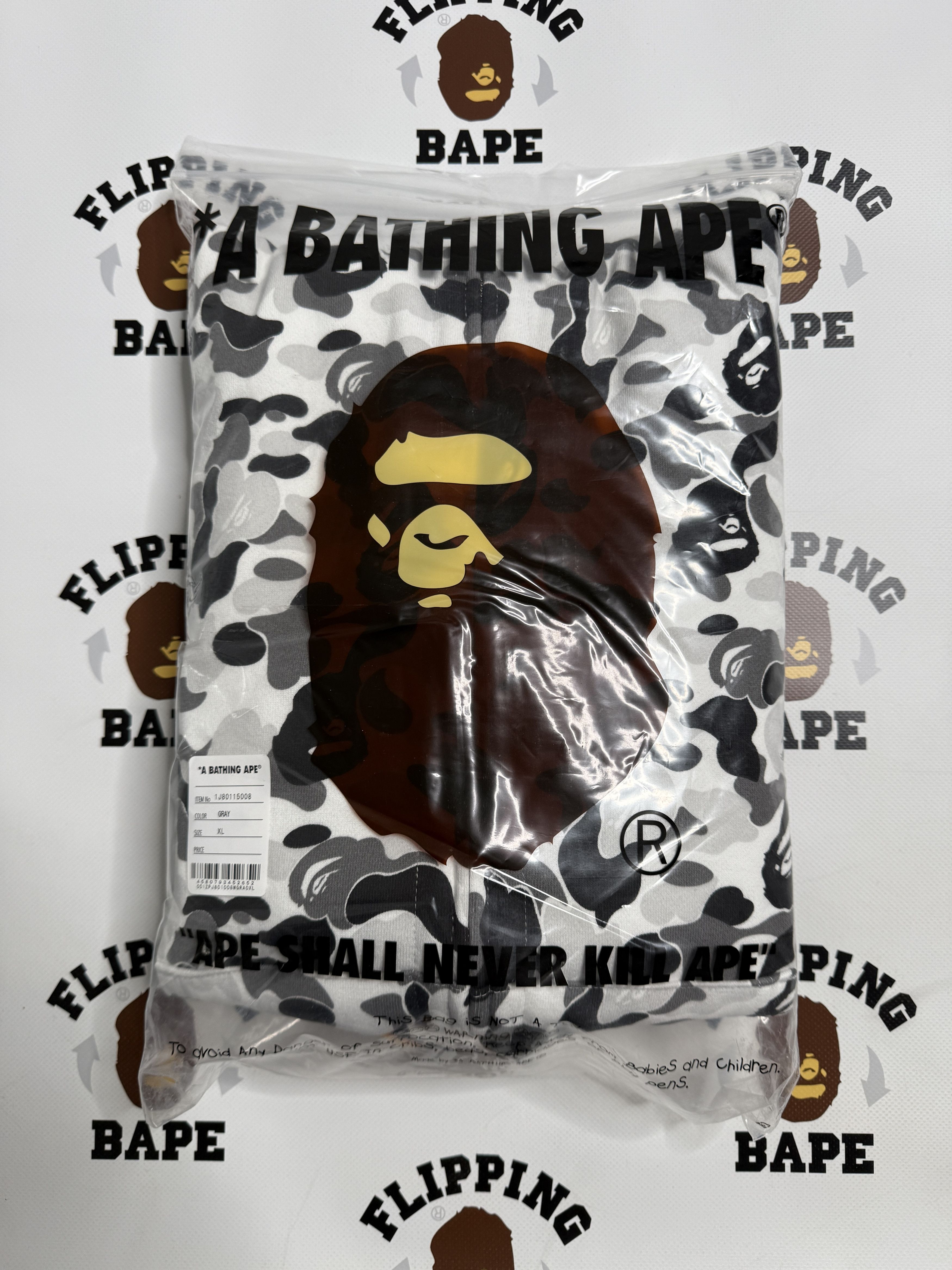 Bape BAPE ABC CAMO DOUBLE SHARK FULL ZIP HOODIE Size US XL / EU 56 / 4 - 15 Thumbnail