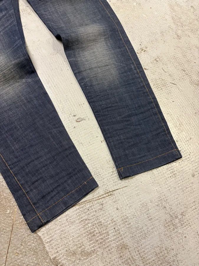 Dolce & Gabbana 2000s Dolce & Gabbana Navy Raw Faded Denim Jeans Size US 32 / EU 48 - 8 Thumbnail