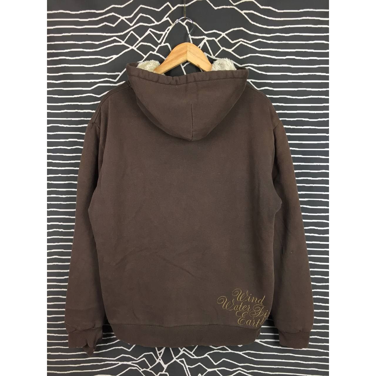 Element Vtg Y2K Element Big Logo Sherpa Fleece Lined Zip-up Hoodie Size US L / EU 52-54 / 3 - 10 Thumbnail