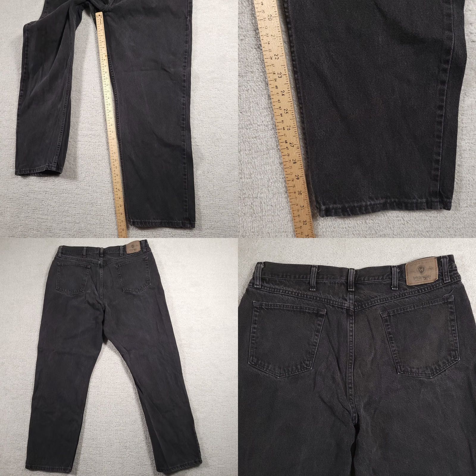 Wrangler VINTAGE Wrangler Jeans Mens 40x32 Black Western Cowboy High Rise Denim Regular Waist 40 Size US 40 / EU 56 - 8 Thumbnail