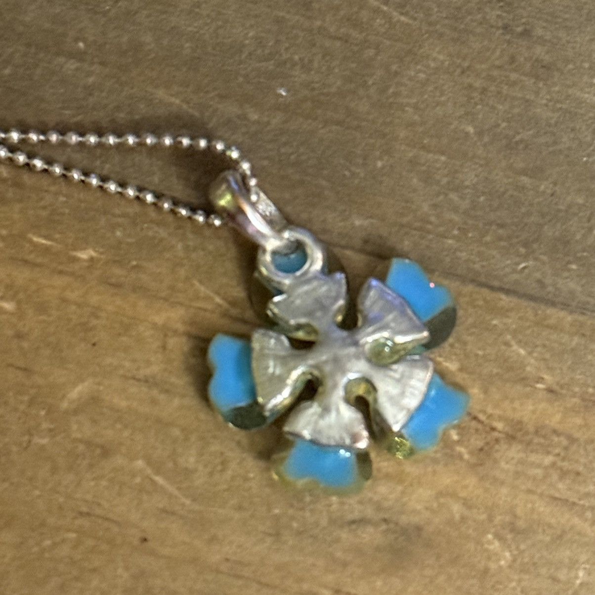 Other Cool Jewels silver tone blue flower pendant necklace Size ONE SIZE - 6 Thumbnail