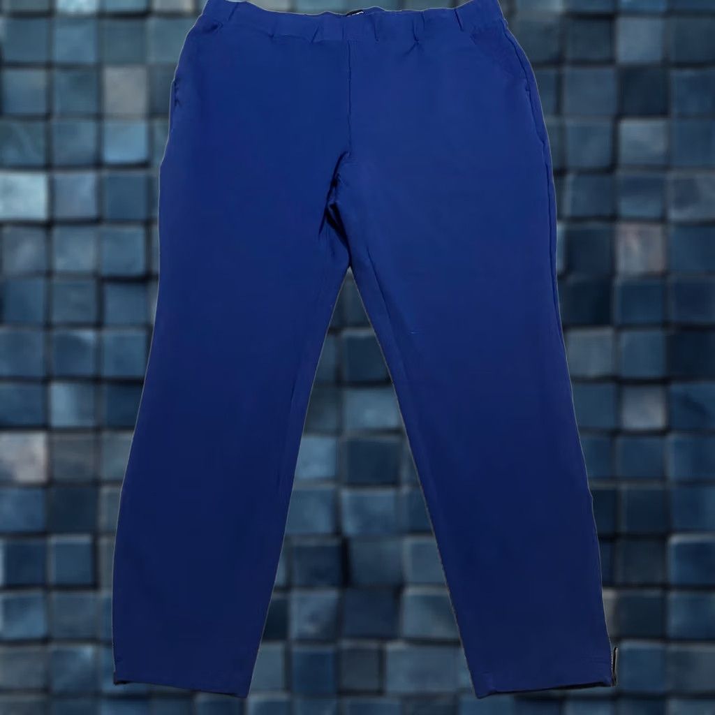 Vintage Universal Standard Pants Blue Skinny Pull On Pockets Ankle Size 32" / US 10 / IT 46 - 1 Thumbnail