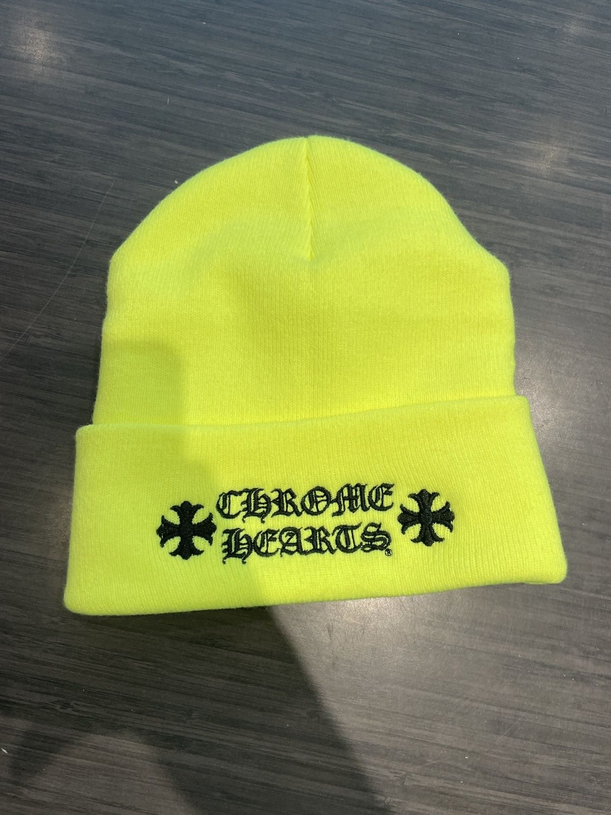Chrome Hearts Chrome Hearts Beanie Lime Size ONE SIZE - 1 Thumbnail