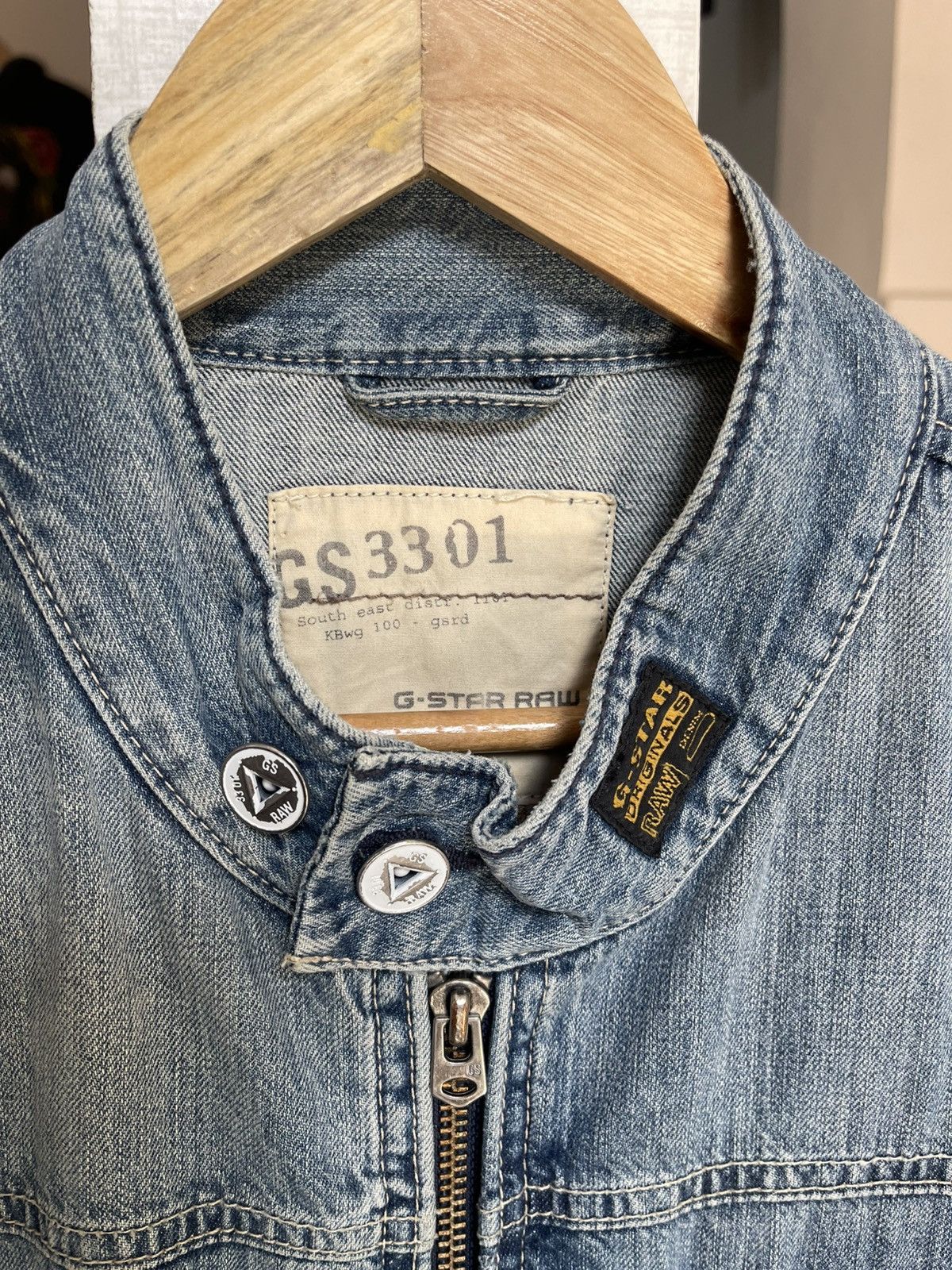 G-Star G Star Raw Denim Jacket RARE y2k Size US L / EU 52-54 / 3 - 4 Thumbnail