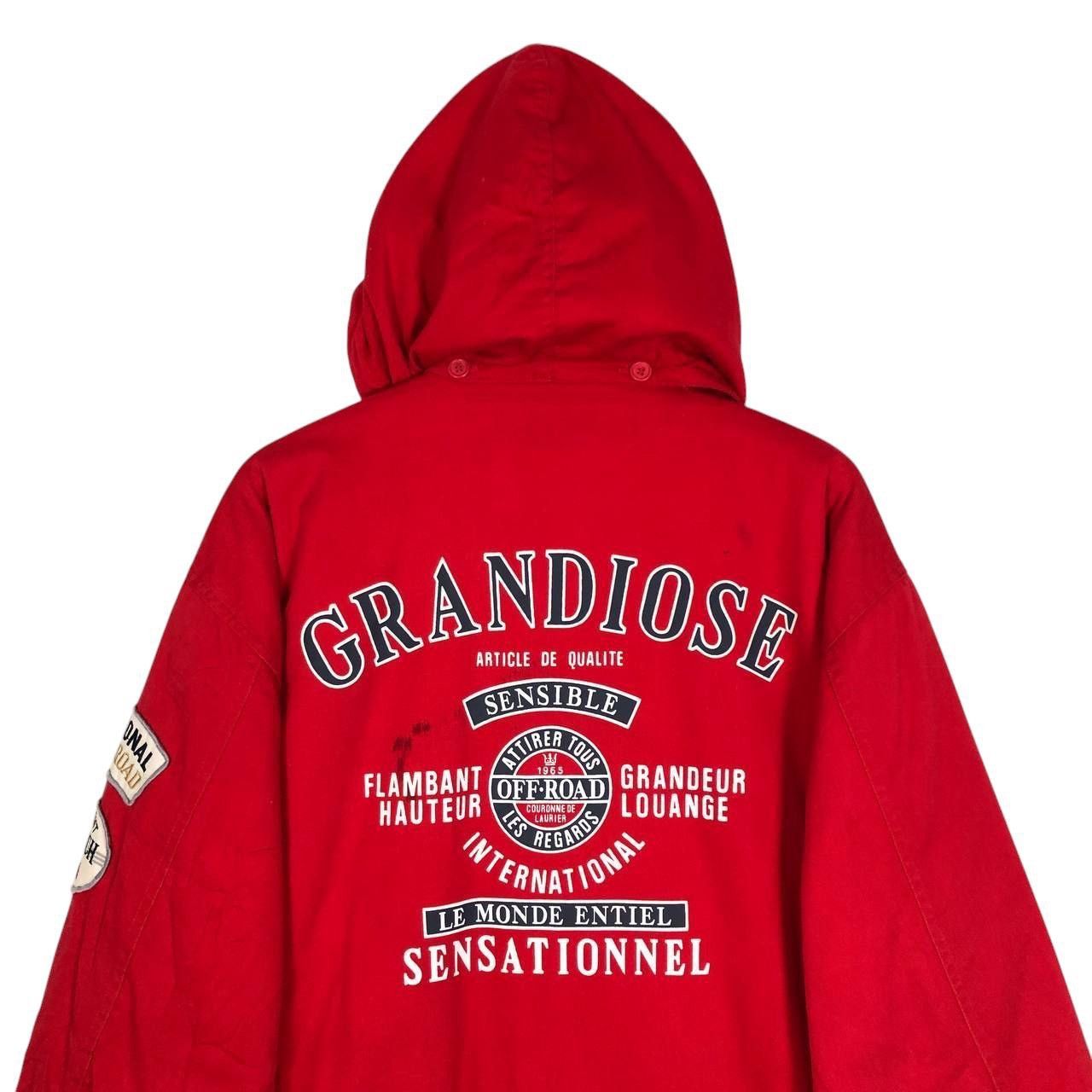 Vintage Vintage Grandios International Racing Jacket Off-Road Hoodie Size US L / EU 52-54 / 3 - 14 Thumbnail