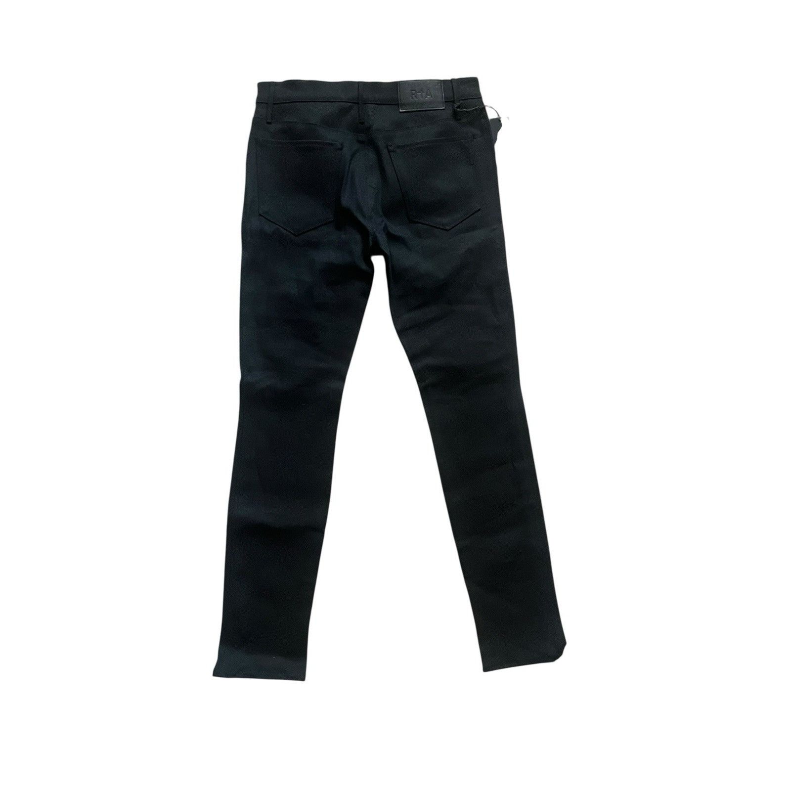 Rta RtA Mens Akio Raw Black Jeans Black $255 Size 31/32 Size US 31 - 6 Thumbnail