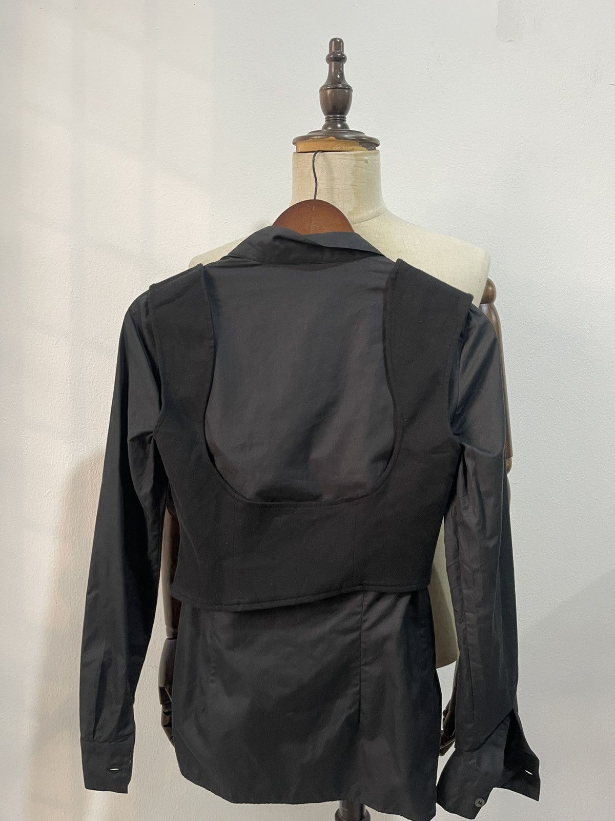 Hussein Chalayan 2003 Hussien Chalayan Asymmetrical Shirt Runway 10 Size M / US 6-8 / IT 42-44 - 12 Thumbnail