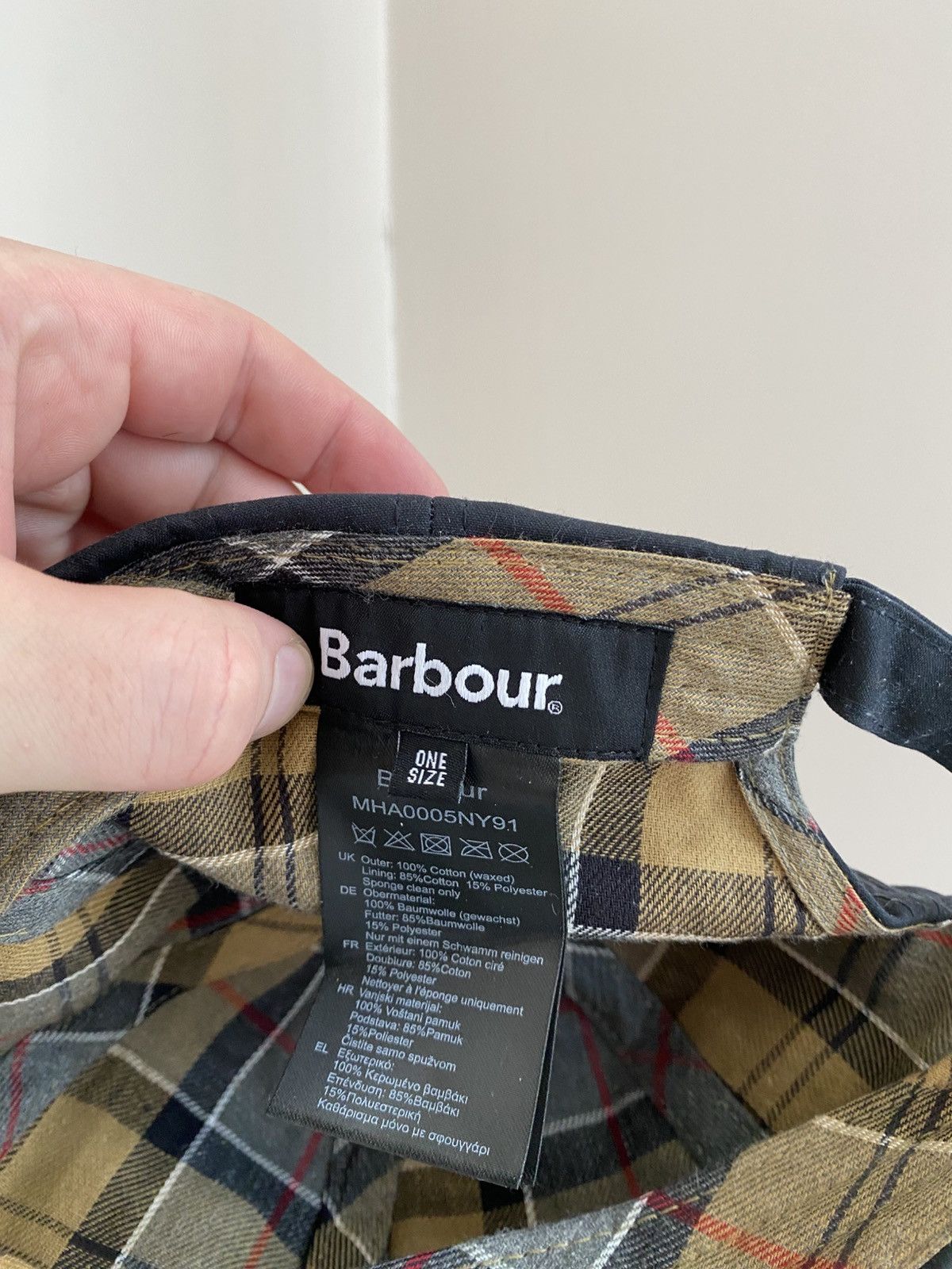 Barbour BARBOUR WAXED SPORTS CAP Size ONE SIZE - 4 Thumbnail