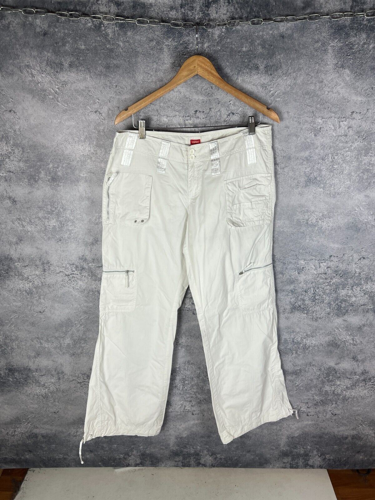 Other Cargo Pants Women's Size 13 White ` Size 36" / US 14 / IT 50 - 1 Thumbnail