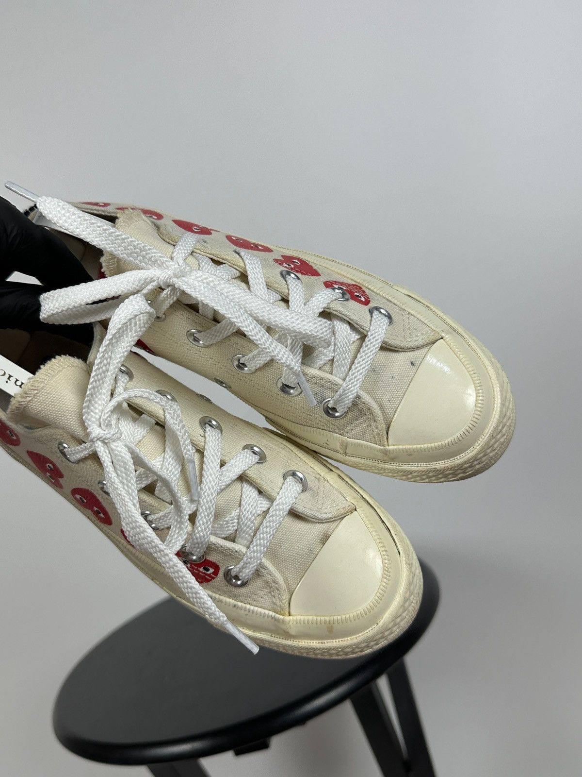 Comme des Garcons Comme Des Garçons x Chuck Taylor Converse All Star Low Top Size US 5 / IT 35 - 12 Thumbnail