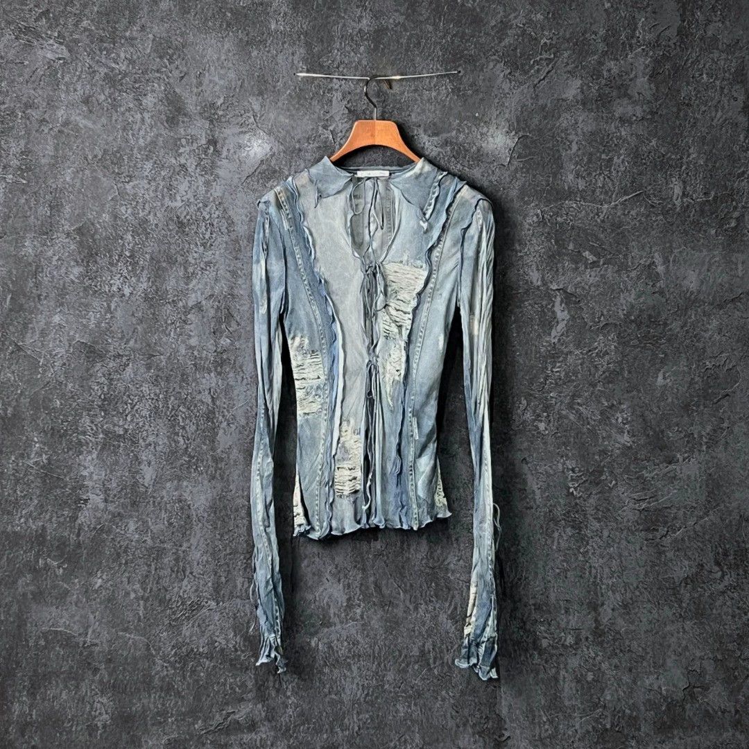 Acne Studios ACNE STUDIOS Lake Blue Tailored Shirt Size XS / US 0-2 / IT 36-38 - 1 Thumbnail