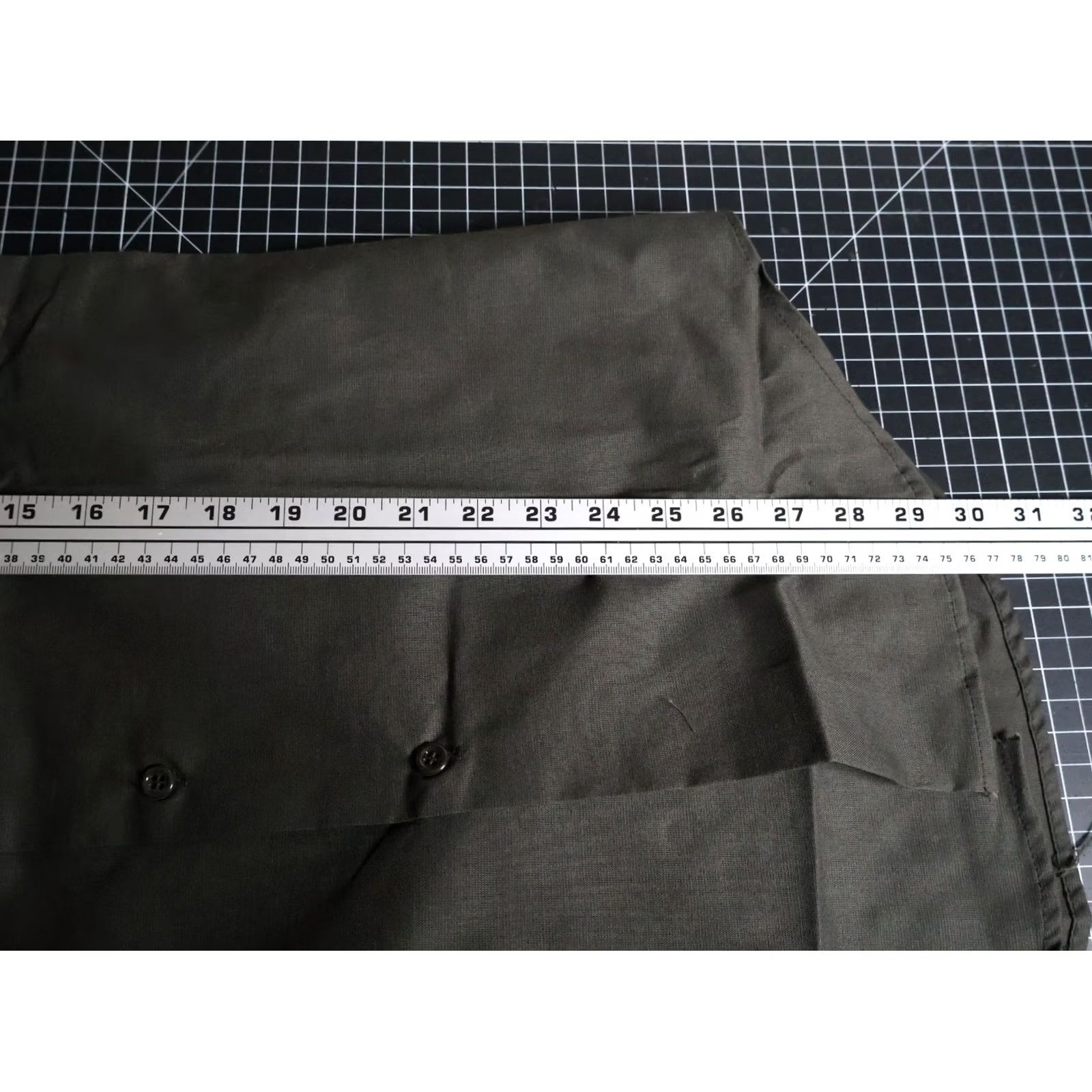 Vintage VINTAGE Big Mac Work Shirt Men's M Gray Green Twill USA Made Unworn Button-Up Cotton Blend Long Sleeve Collared Size US M / EU 48-50 / 2 - 7 Thumbnail