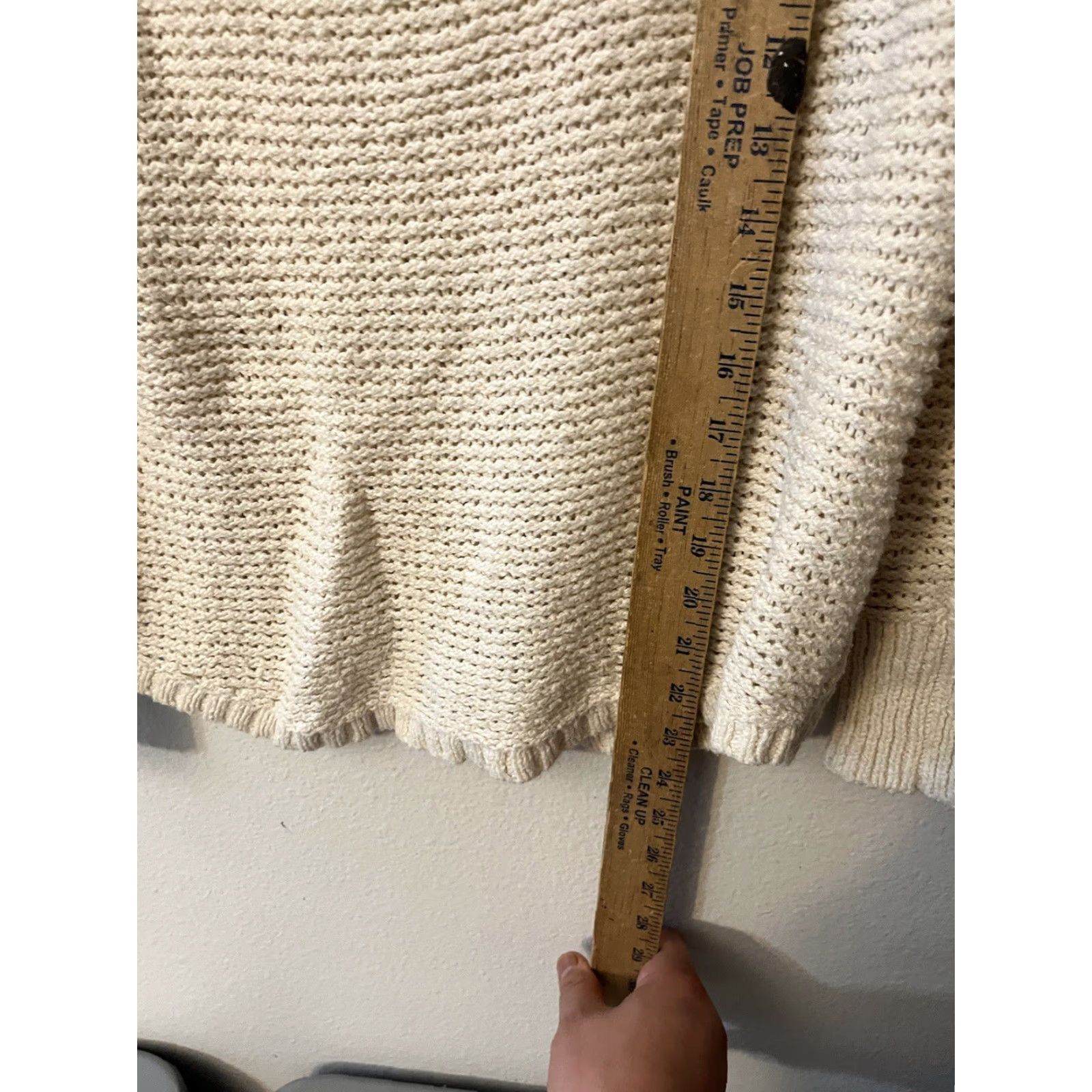 American Eagle Outfitters VINTAGE American Eagle Women Pullover Sweater Knit Long Sleeve V-Neck Casual XS Ivory 90s Classic Size XS / US 0-2 / IT 36-38 - 4 Thumbnail