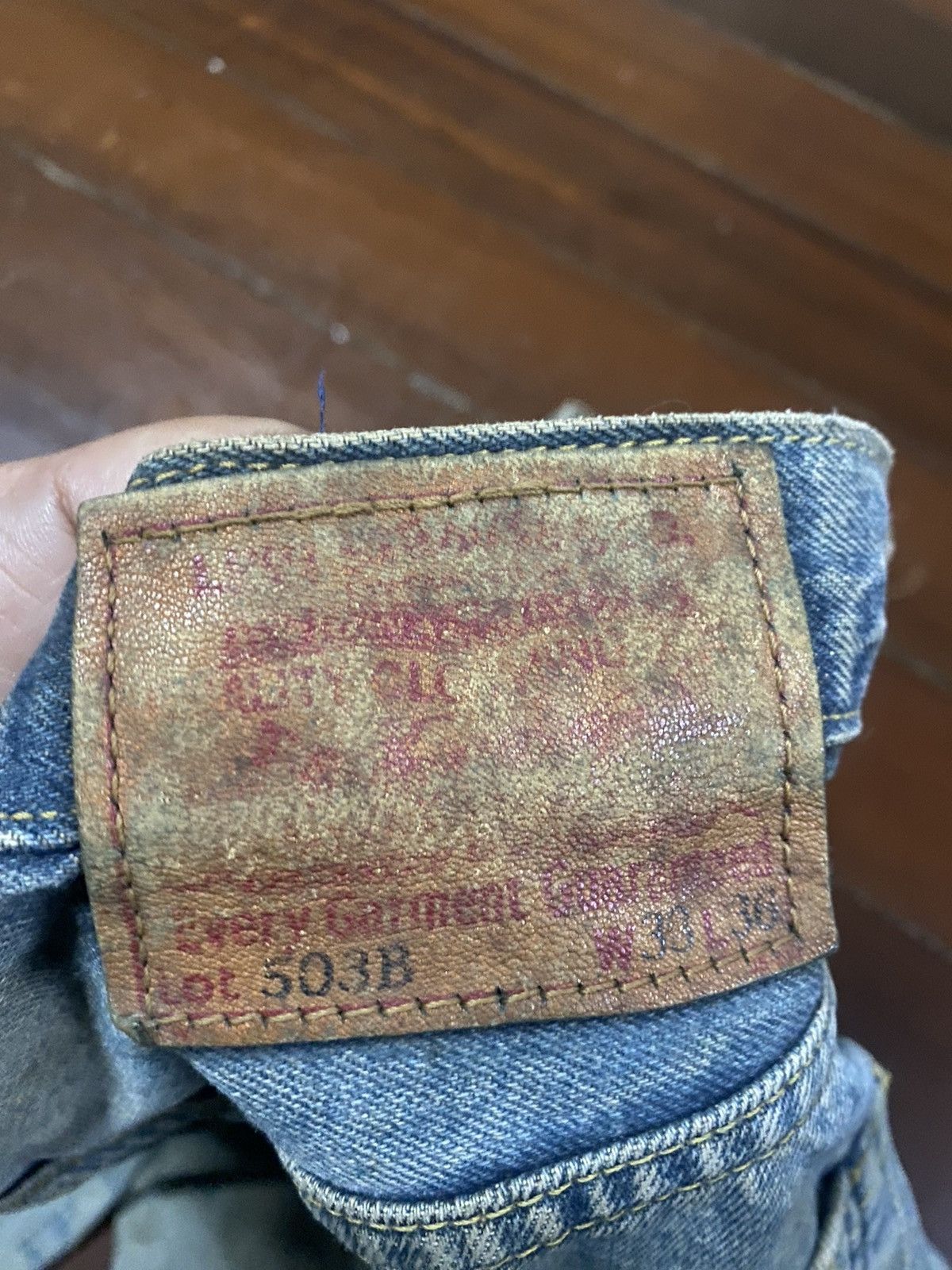 Levi's Vintage Levi’s 503B XX Big E lvc Redline Distressed 34X29 Size US 34 / EU 50 - 18 Thumbnail