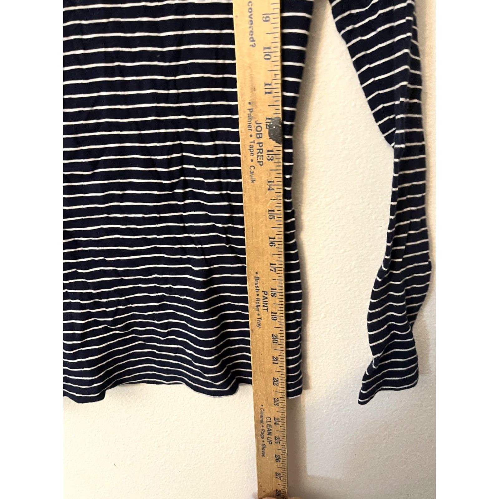 J.Crew J.CREW Women's Nautical Striped Boatneck Tee Pullover Size XS Blue Classic Preppy Size XS / US 0-2 / IT 36-38 - 5 Thumbnail
