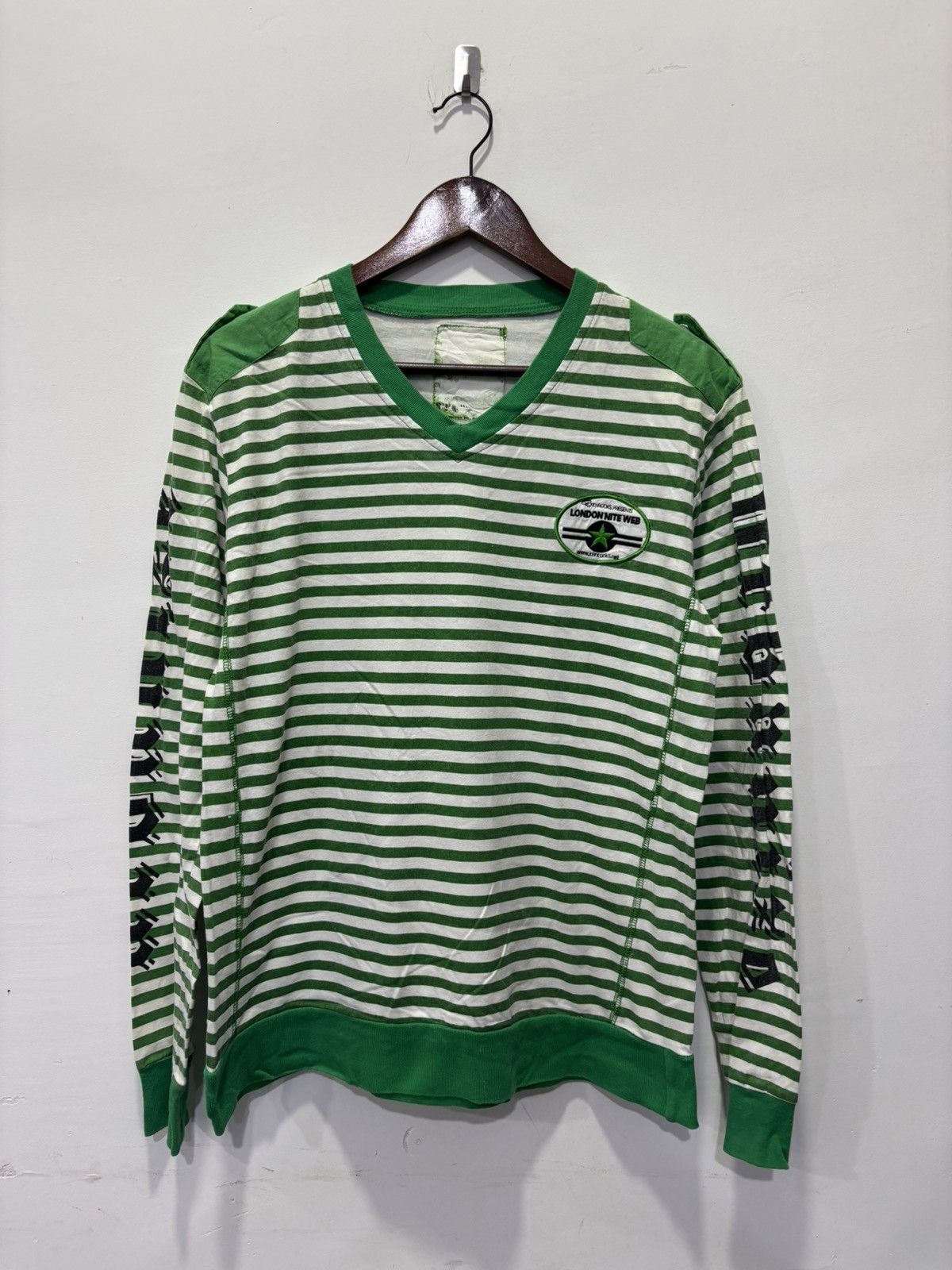 Devilock × Vintage Vintage Devilock Stripe Tshirt Size US L / EU 52-54 / 3 - 1 Thumbnail