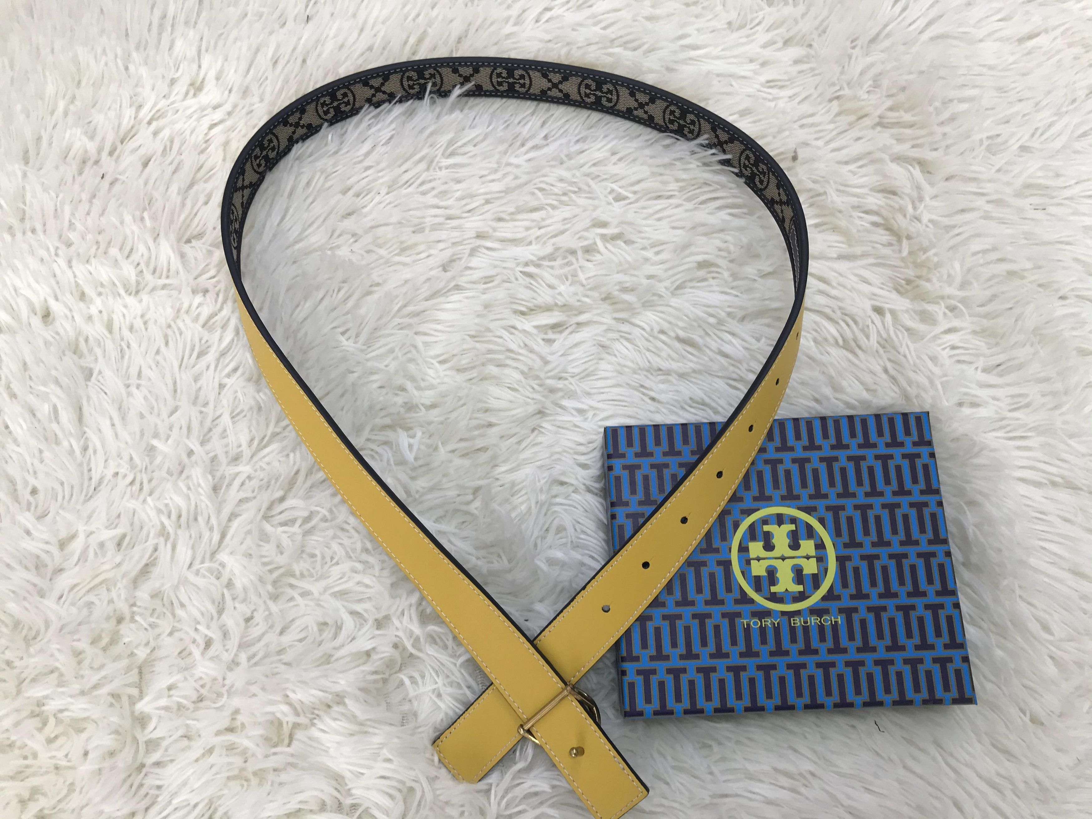 Tory Burch Tory Burch women's T Monogram Jacquard Belt Size ONE SIZE - 5 Thumbnail