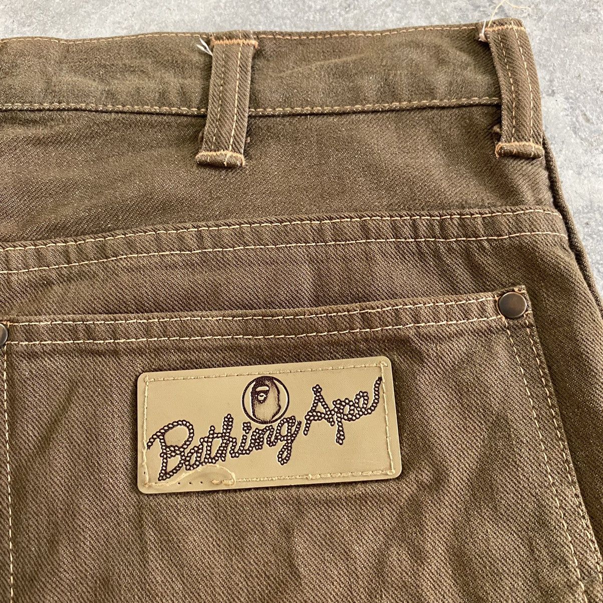 Bape × Vintage Double Knee Denim Size US 31 - 21 Thumbnail