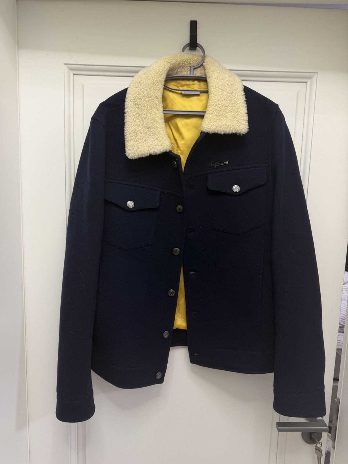 Dsquared2 dsquared2 d2 wool fur jacket parka coat dior prada Size US S / EU 44-46 / 1 - 1 Thumbnail