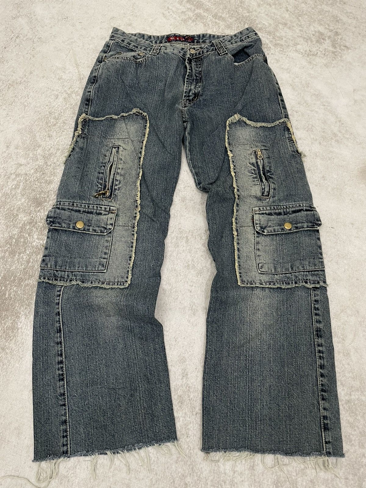 Hysteric Glamour 2000s Jinggou Japan Flared distressed Denim LGB Style Size US 29 - 1 Thumbnail
