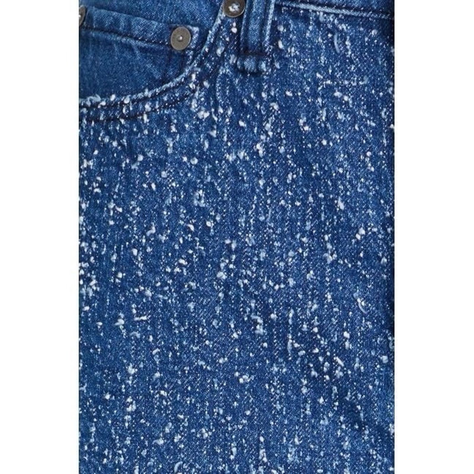 Rag & Bone rag and bone Jeans 25 Logan Mid-Rise Wide Leg Textured Size 25" / US 0 / IT 36 - 8 Thumbnail