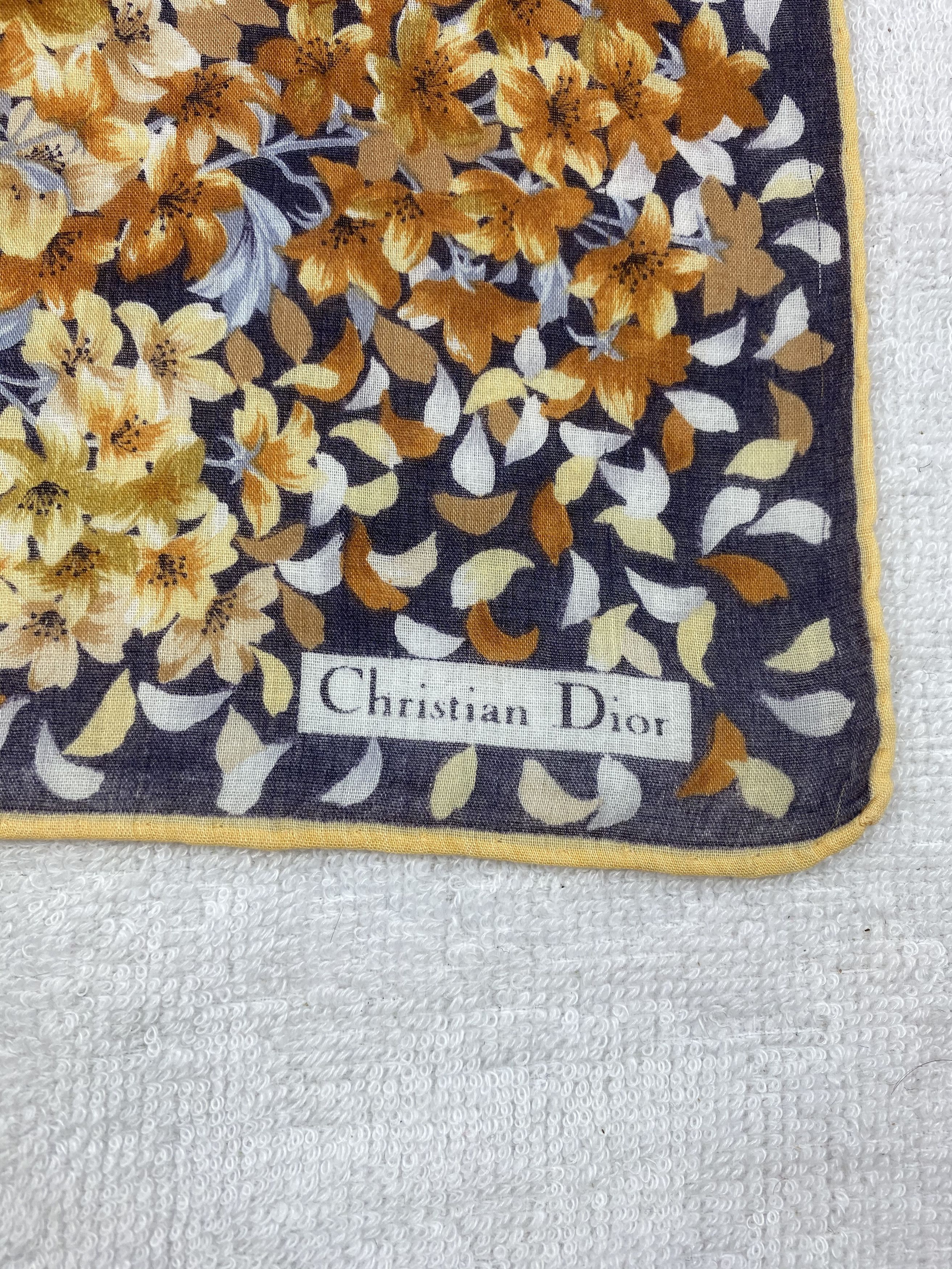 Vintage Christian Dior Handkerchief / Bandana / Neckerchief Size ONE SIZE - 5 Thumbnail