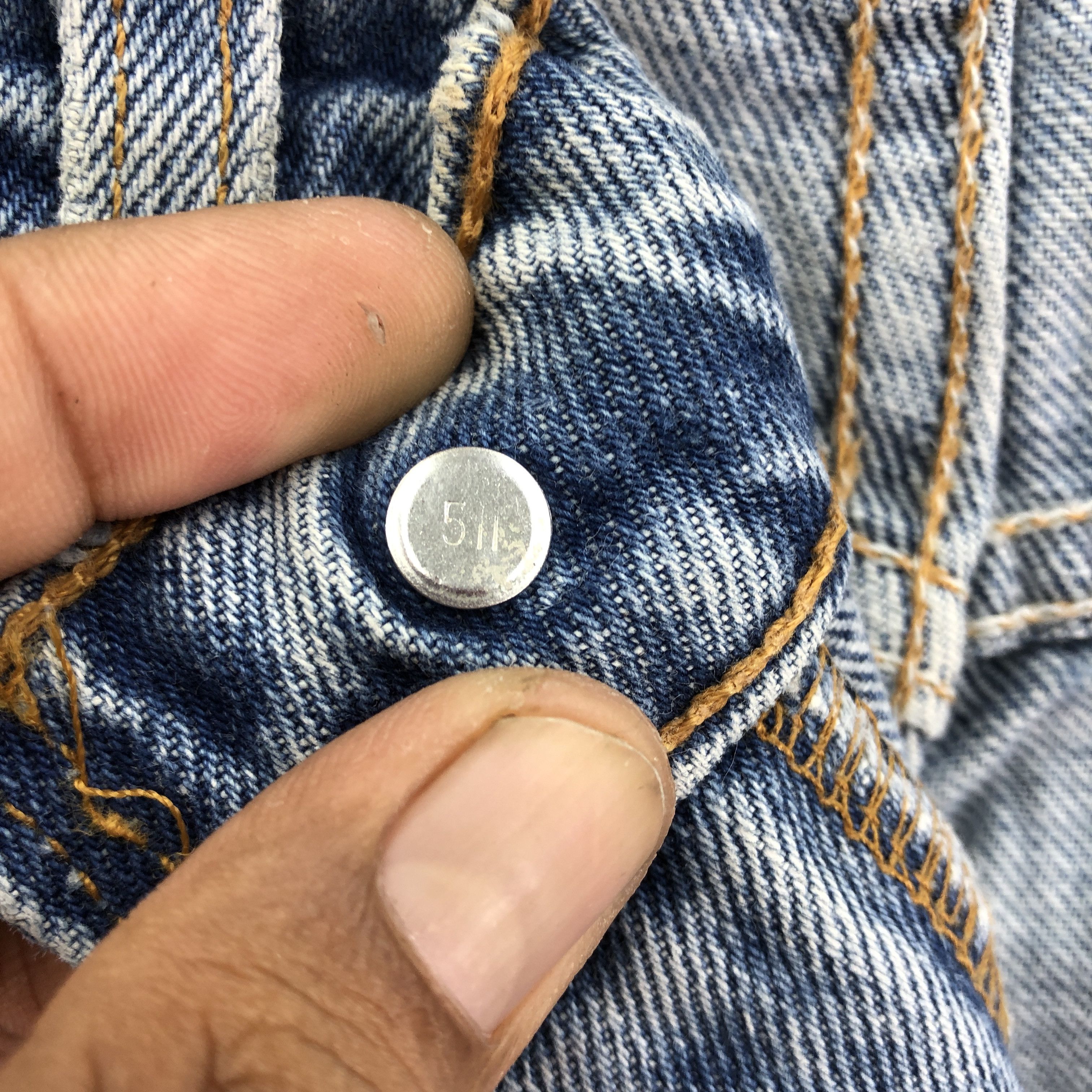 Levi's Vintage 90s Levis 505 Stone Wash Jeans Levi's Faded Denim Size US 32 / EU 48 - 7 Thumbnail