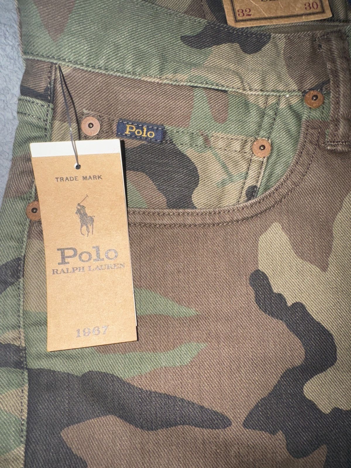 Polo Ralph Lauren Polo Ralph Lauren Cargo Denim Pants Size US 32 / EU 48 - 6 Thumbnail