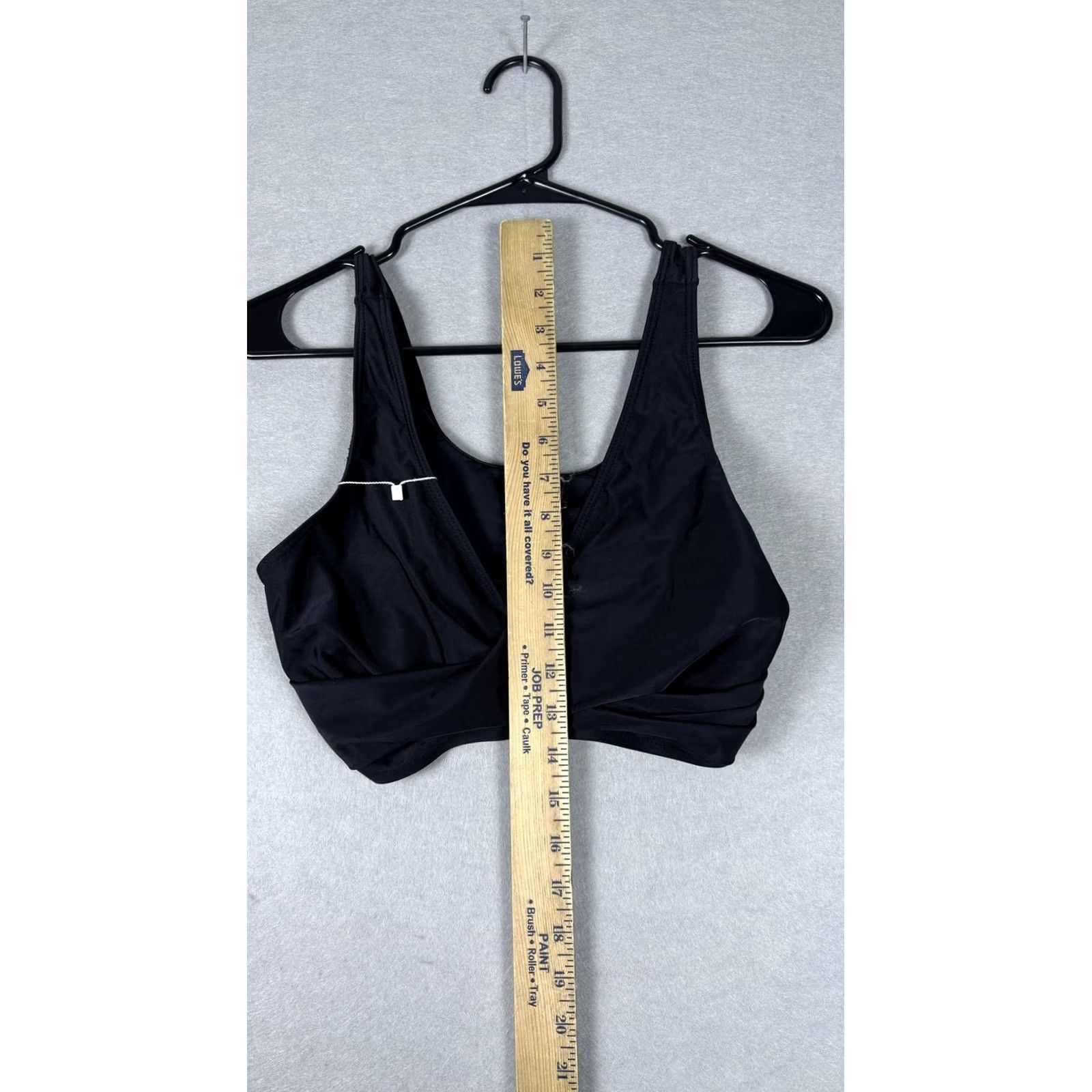 Lululemon Lululemon Sports Bra Womens Medium Black Crossover V-Neck Wrap Swim Top Athletic Size M / US 6-8 / IT 42-44 - 3 Thumbnail