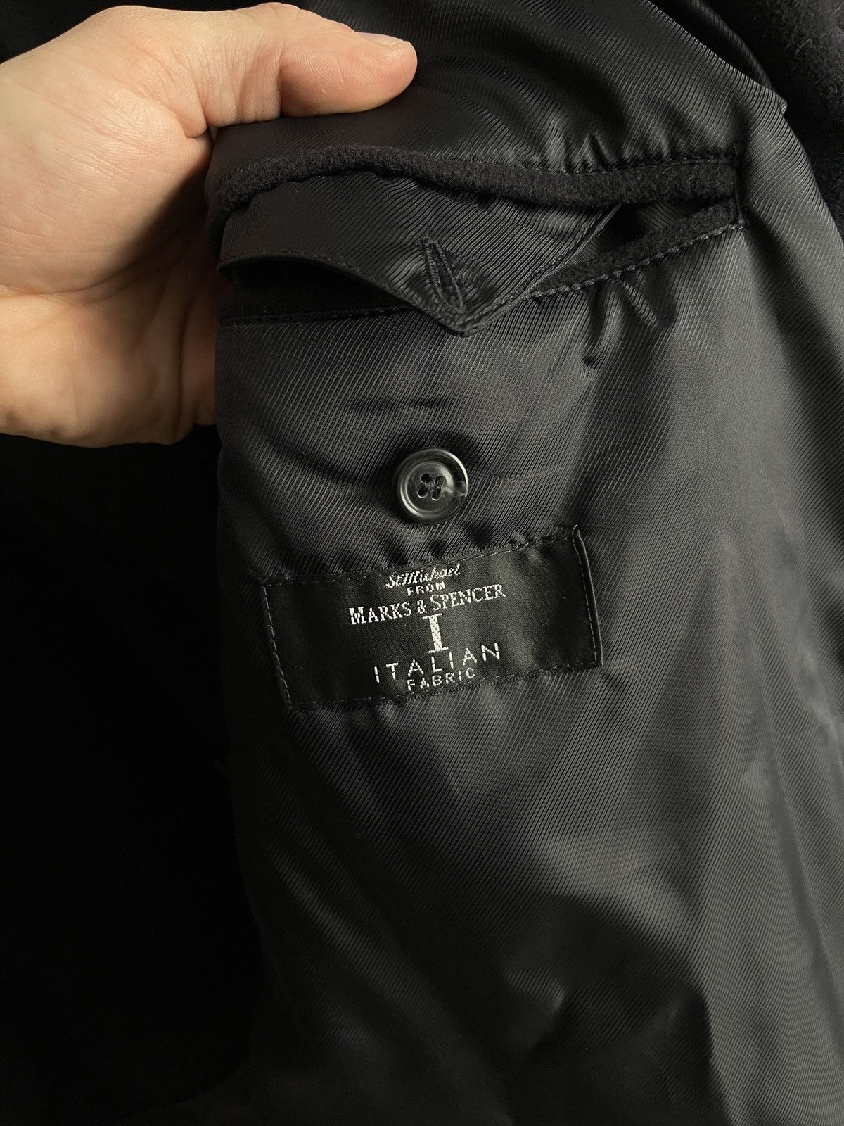 Marks & Spencer M&S St Michael Wool Double Breasted Peacoat Jacket XL Coat Size US XL / EU 56 / 4 - 5 Thumbnail