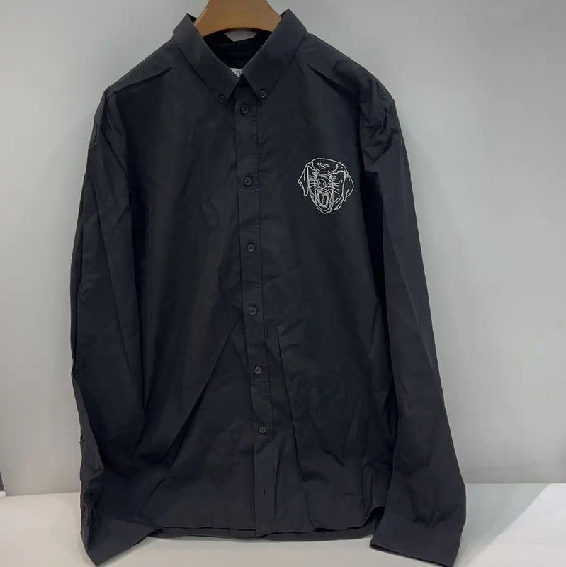 Givenchy Black Cotton Men's Shirt XX-Large 0089