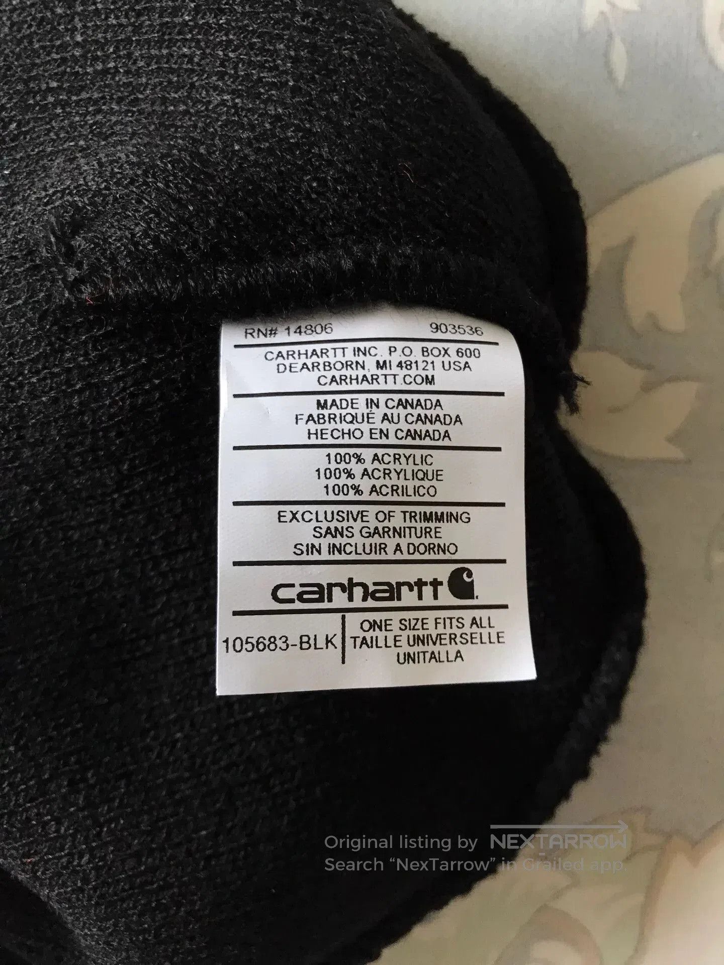 Carhartt Carhartt x Batman Knit Beanie. Size ONE SIZE - 8 Thumbnail