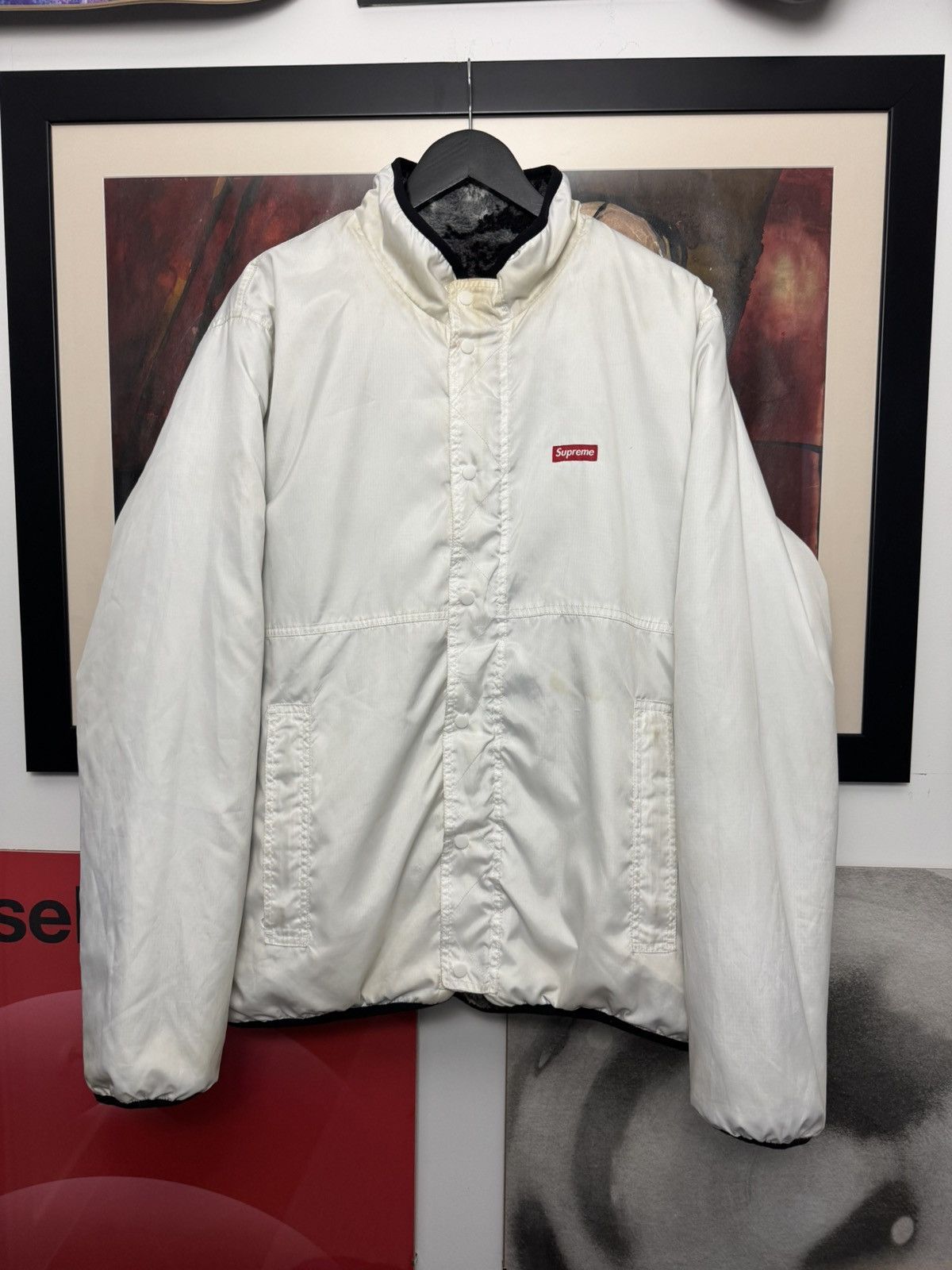 Supreme FW16 Supreme Roses Sherpa Fleece Reversible Jacket Archive Size US XL / EU 56 / 4 - 7 Thumbnail
