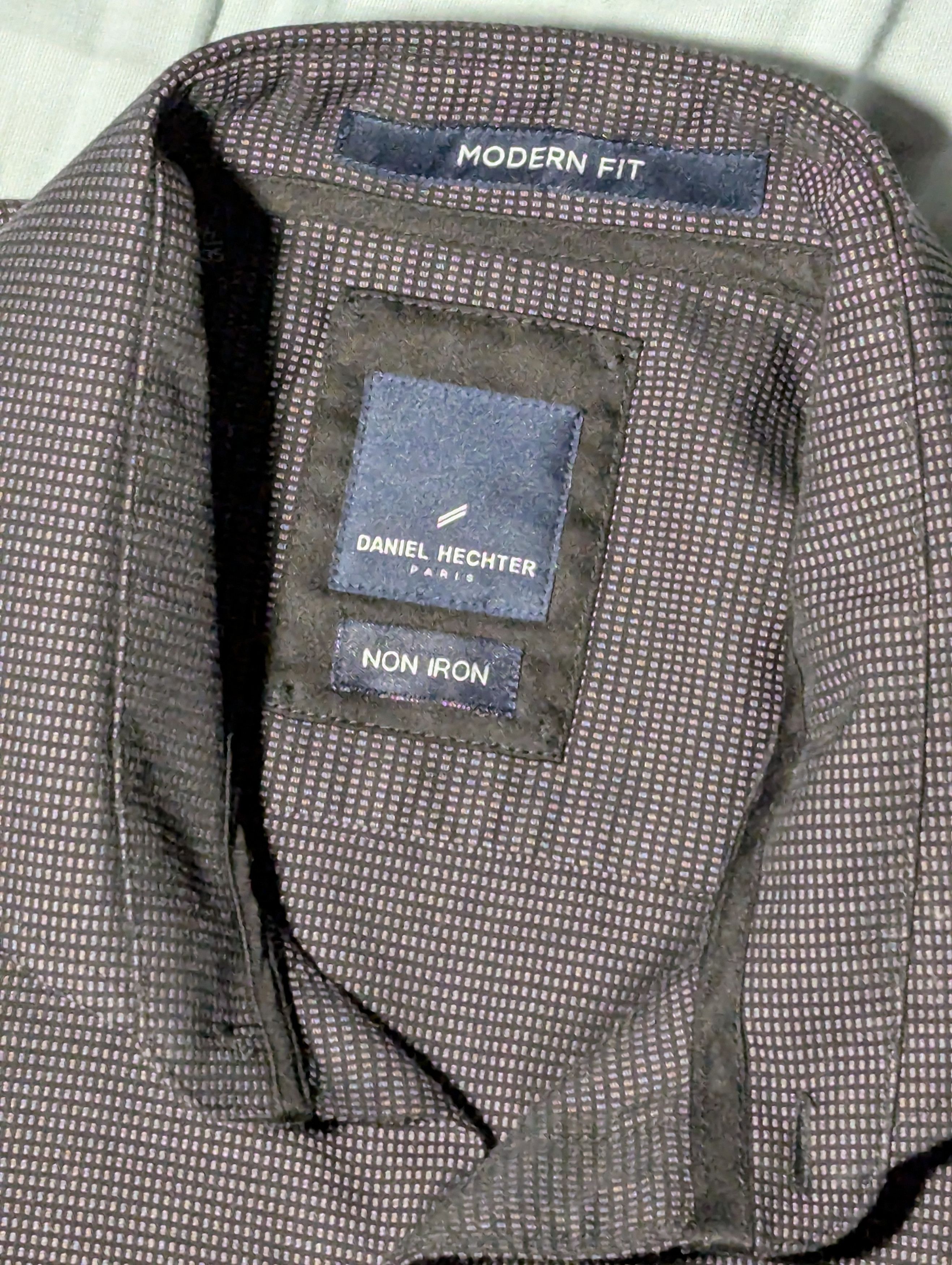 Daniel Hechter Paris- Non Iron Modern fit Size US M / EU 48-50 / 2 - 11 Thumbnail