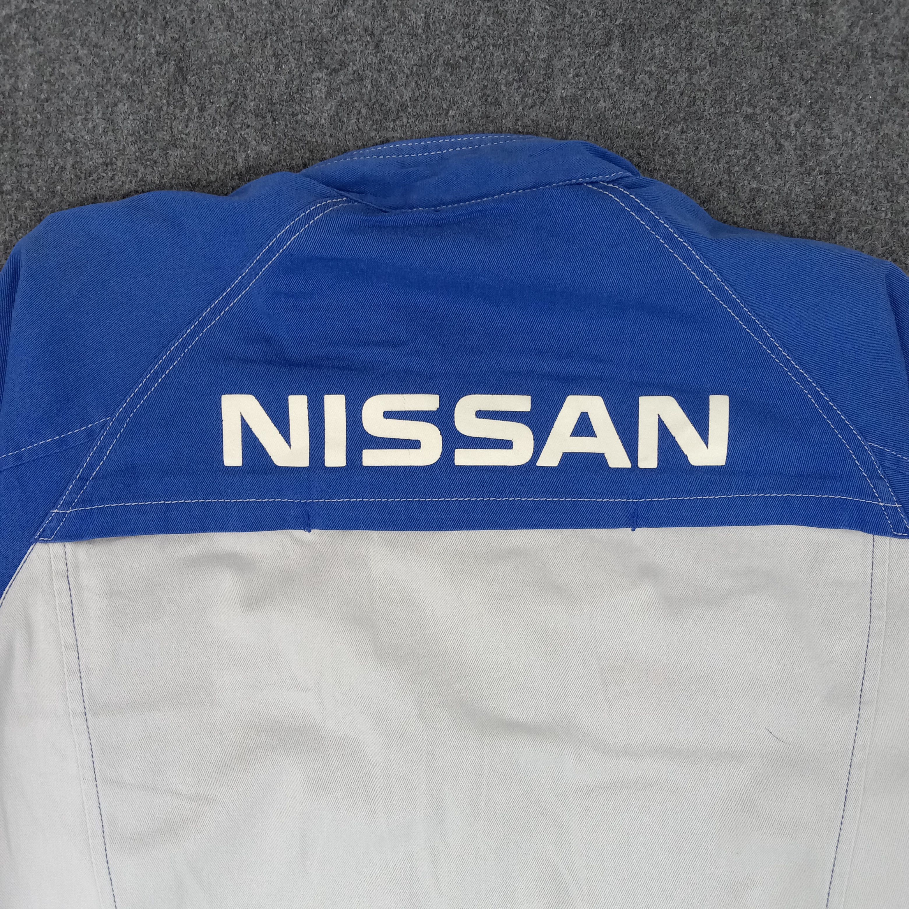 Japanese Brand × Vintage Nissan Japanese Racing Motorsports Coverall Jacket Size US M / EU 48-50 / 2 - 2 Thumbnail