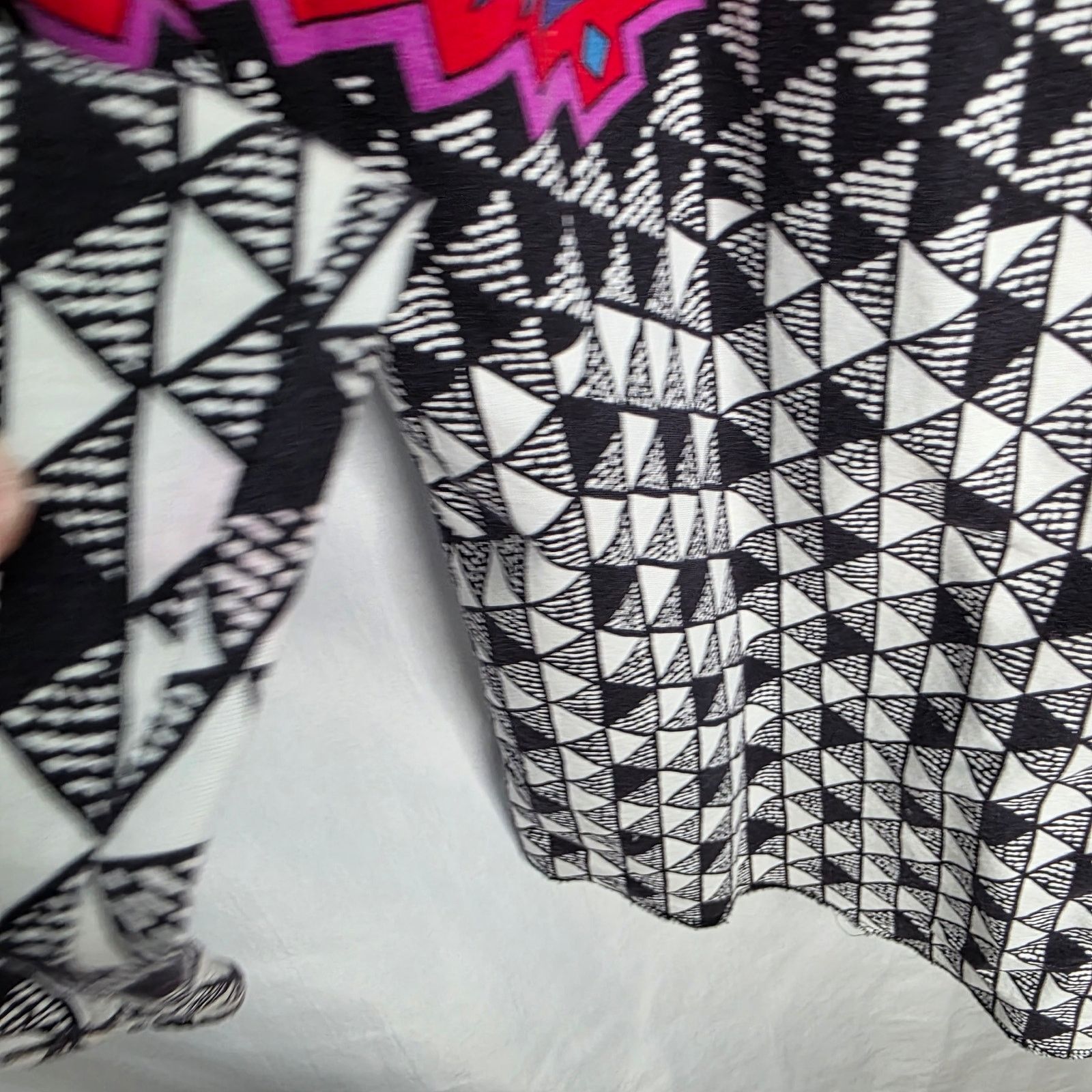Wrangler Vintage Wrangler Cowboy Cut Black & White Aztec Shirt Size US M / EU 48-50 / 2 - 8 Thumbnail