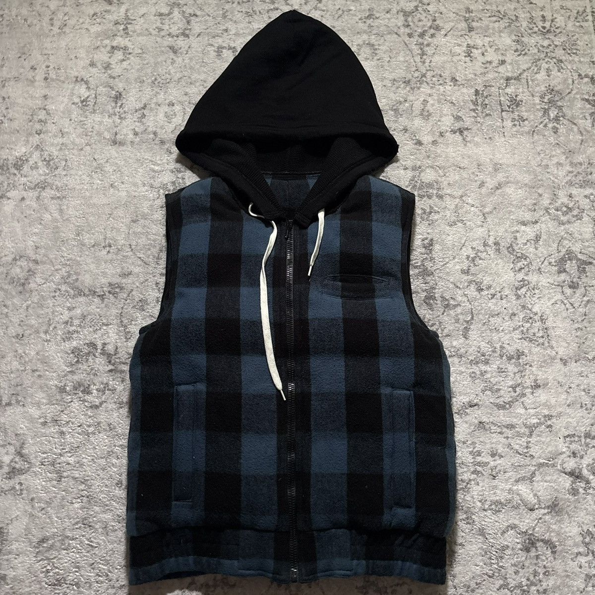 Number (N)ine Number (N)ine Plaid Puffer Vest | Grailed