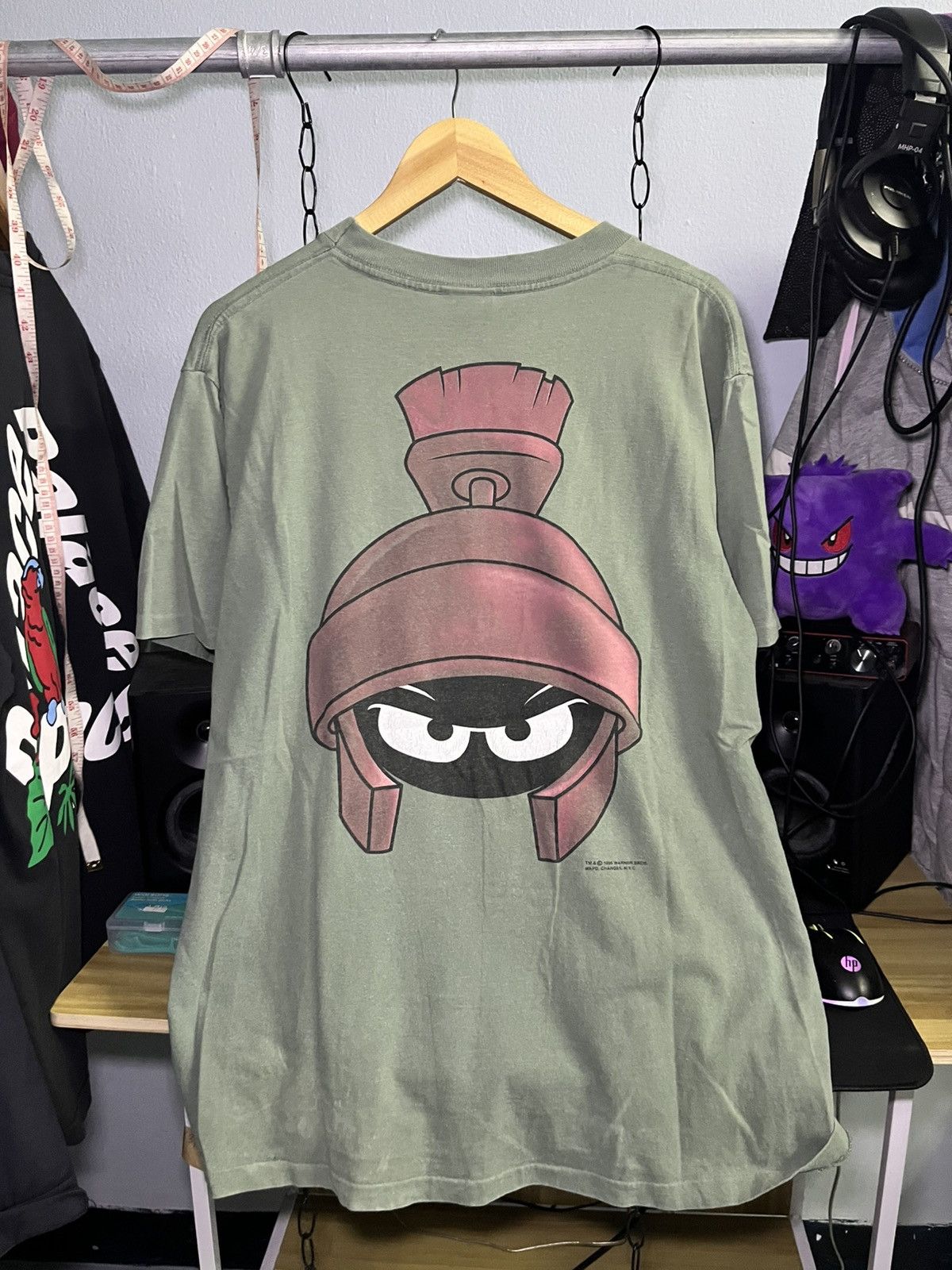 Warner Bros VTG 1995'S Looney Tunes Marvin The Martian “Martian Wear” XL Size US L / EU 52-54 / 3 - 1 Thumbnail