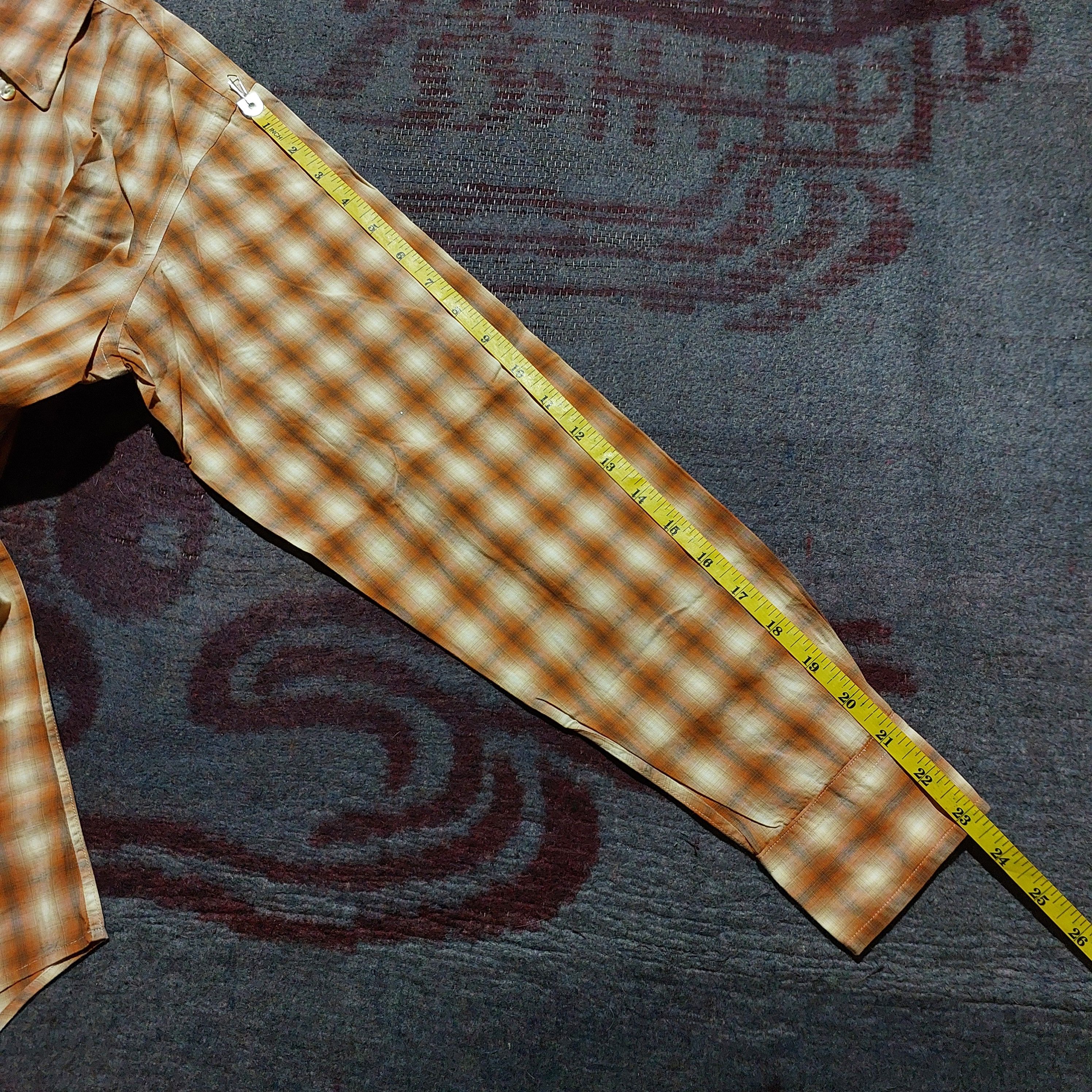 Katharine Hamnett London Katharine Hamnett orange checkered L/s shirt Size US M / EU 48-50 / 2 - 13 Thumbnail