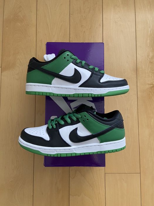 sb dunk low classic green