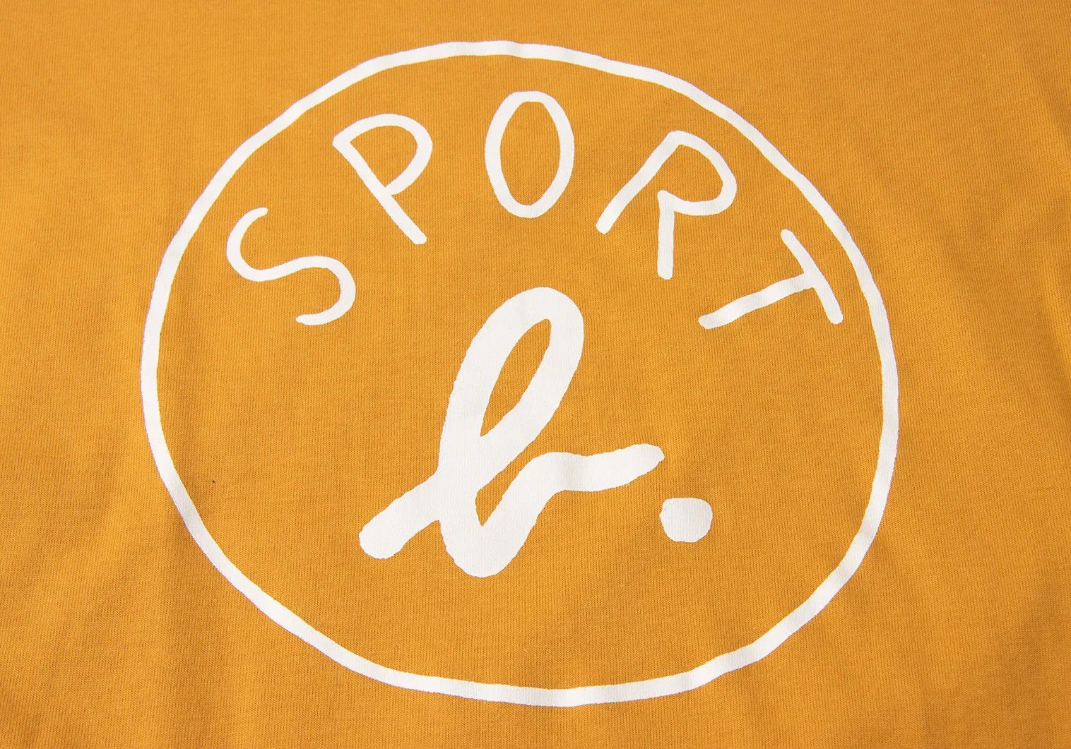 agnes b. Sports Logo Print Long Sleeve T-Shirt in Yellow Size US M / EU 48-50 / 2 - 4 Thumbnail