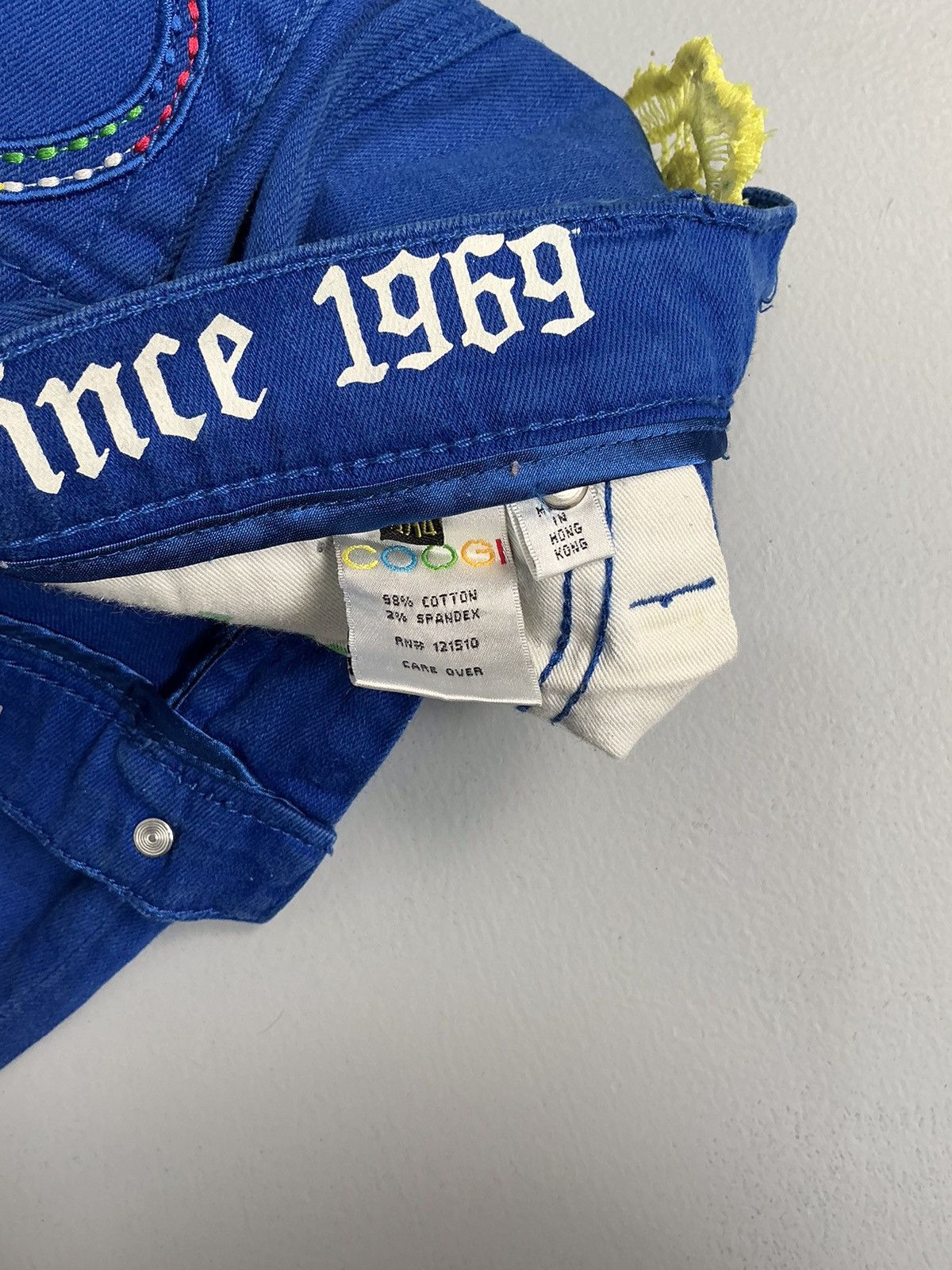 Designer Vintage Y2K crazy embroidered denim Size US 34 / EU 50 - 6 Thumbnail