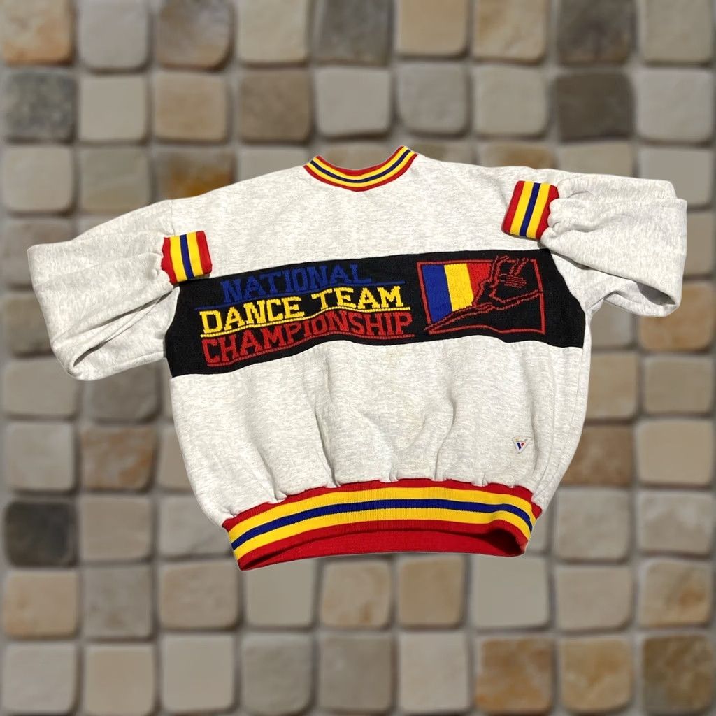 DANCER Crewneck National Dance Team Championship Sweater Pull Over Color Gray Size M Size M / US 6-8 / IT 42-44 - 1 Thumbnail