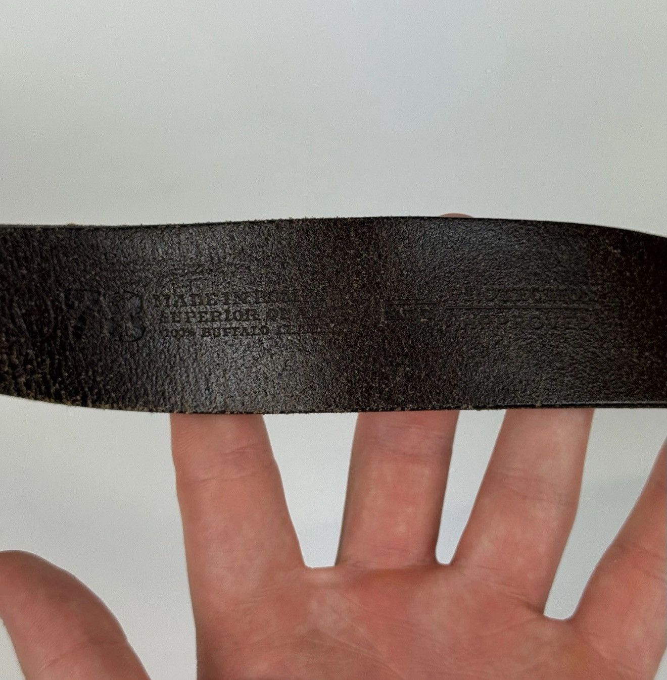 Diesel Diesel 1978 Avant Garde Leather Metal Belt Men’s Brown Metal Size ONE SIZE - 8 Thumbnail