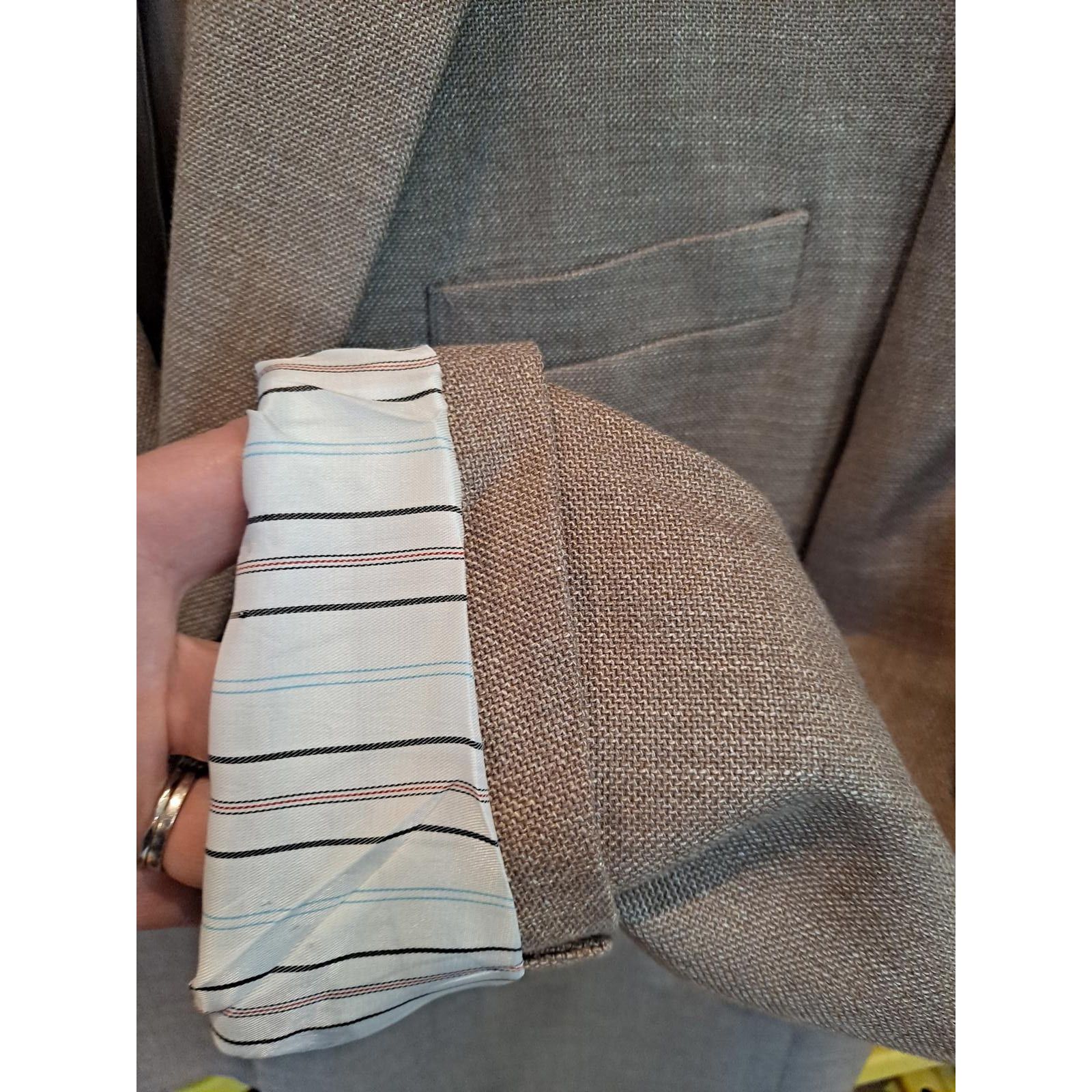 Lauren Ralph Lauren Lauren Ralph Lauren Tan Tweed 2 Button Blazer Size 46R Size 40R - 2 Thumbnail