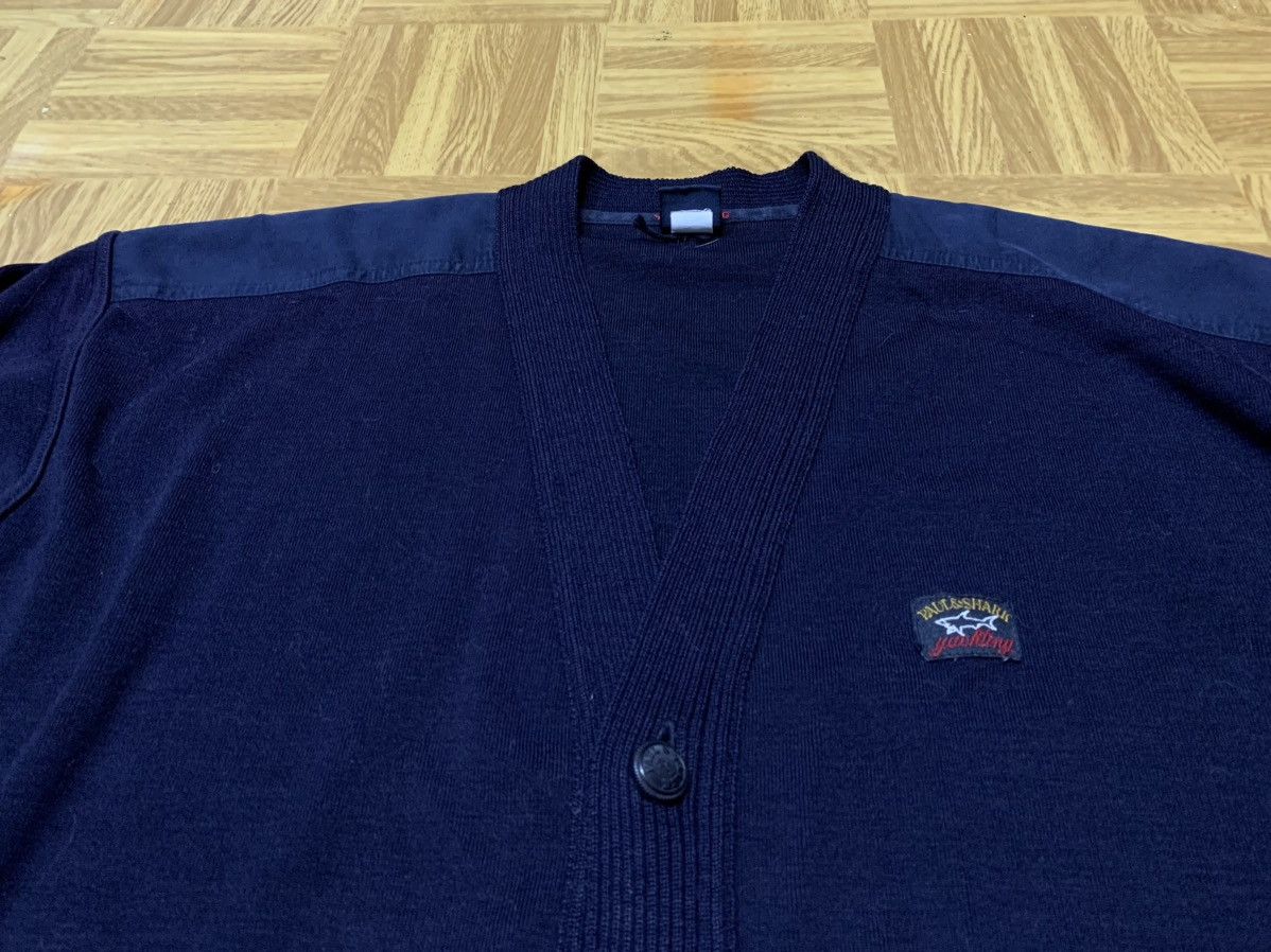 Paul & Shark × Vintage Paul And Shark Yachting Cardigan Mens Large Navy Blue Size US L / EU 52-54 / 3 - 4 Thumbnail