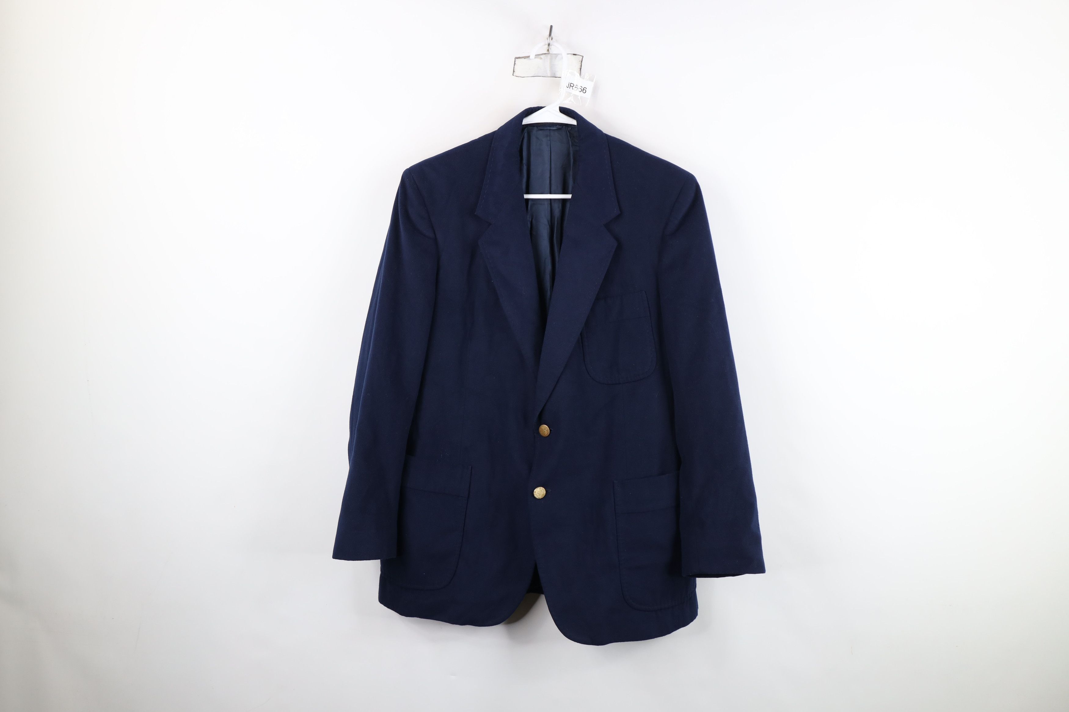 Vintage Vintage 70s Streetwear Cloth Suit Coat Blazer Jacket Blue Size US XXL / EU 58 / 5 - 1 Thumbnail