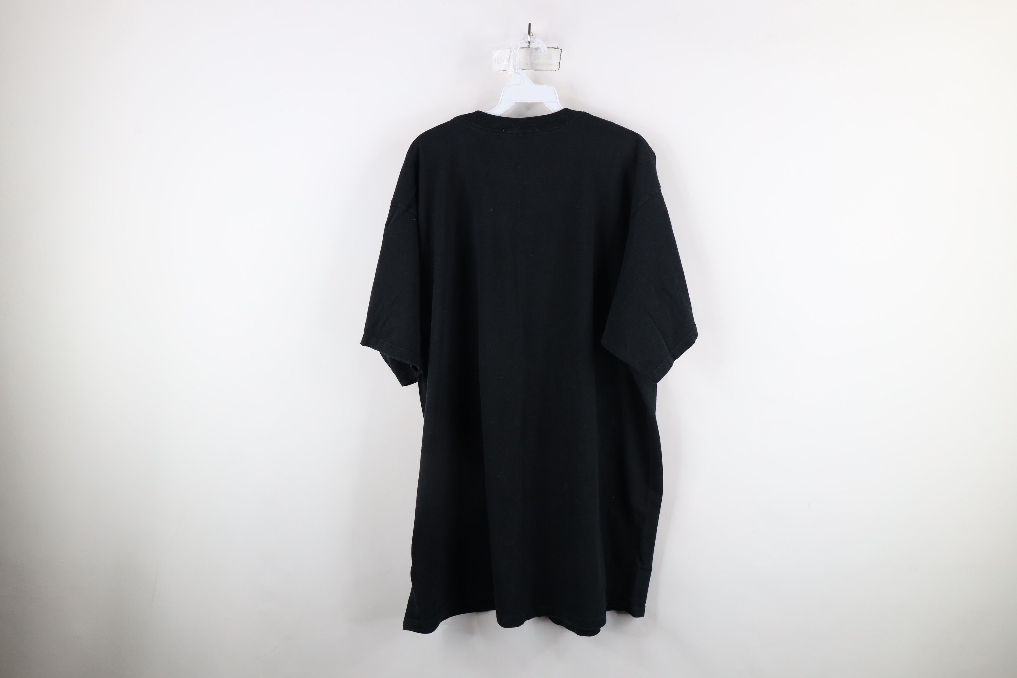 Vintage Vintage 90s Streetwear Heavyweight Cotton T-Shirt Black Size US XXL / EU 58 / 5 - 5 Thumbnail
