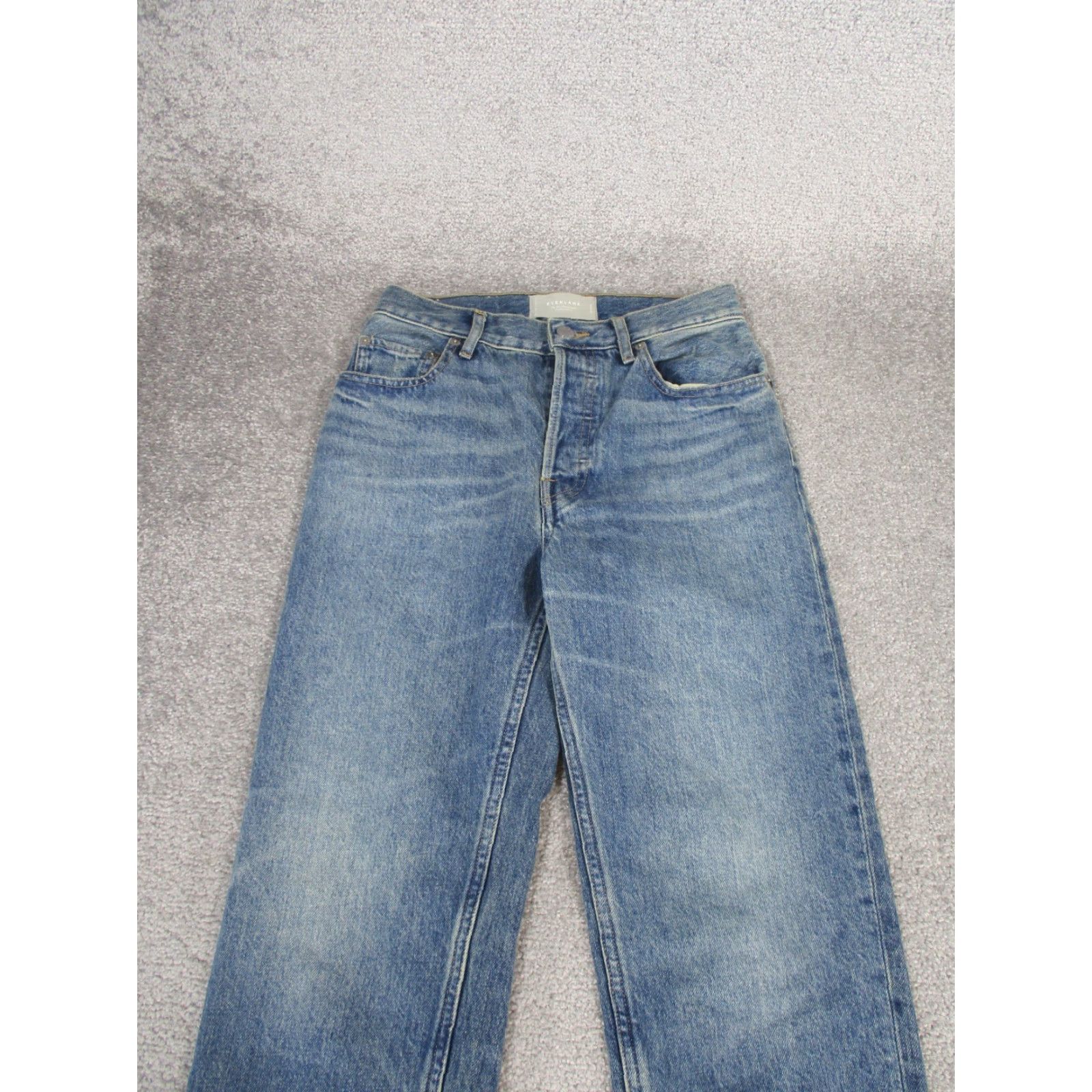 Everlane VINTAGE Everlane Womens Jeans Ankle 23 Light Wash 90s Denim Pants Blue Slim Fit Size 40" / US 18 - 2 Thumbnail